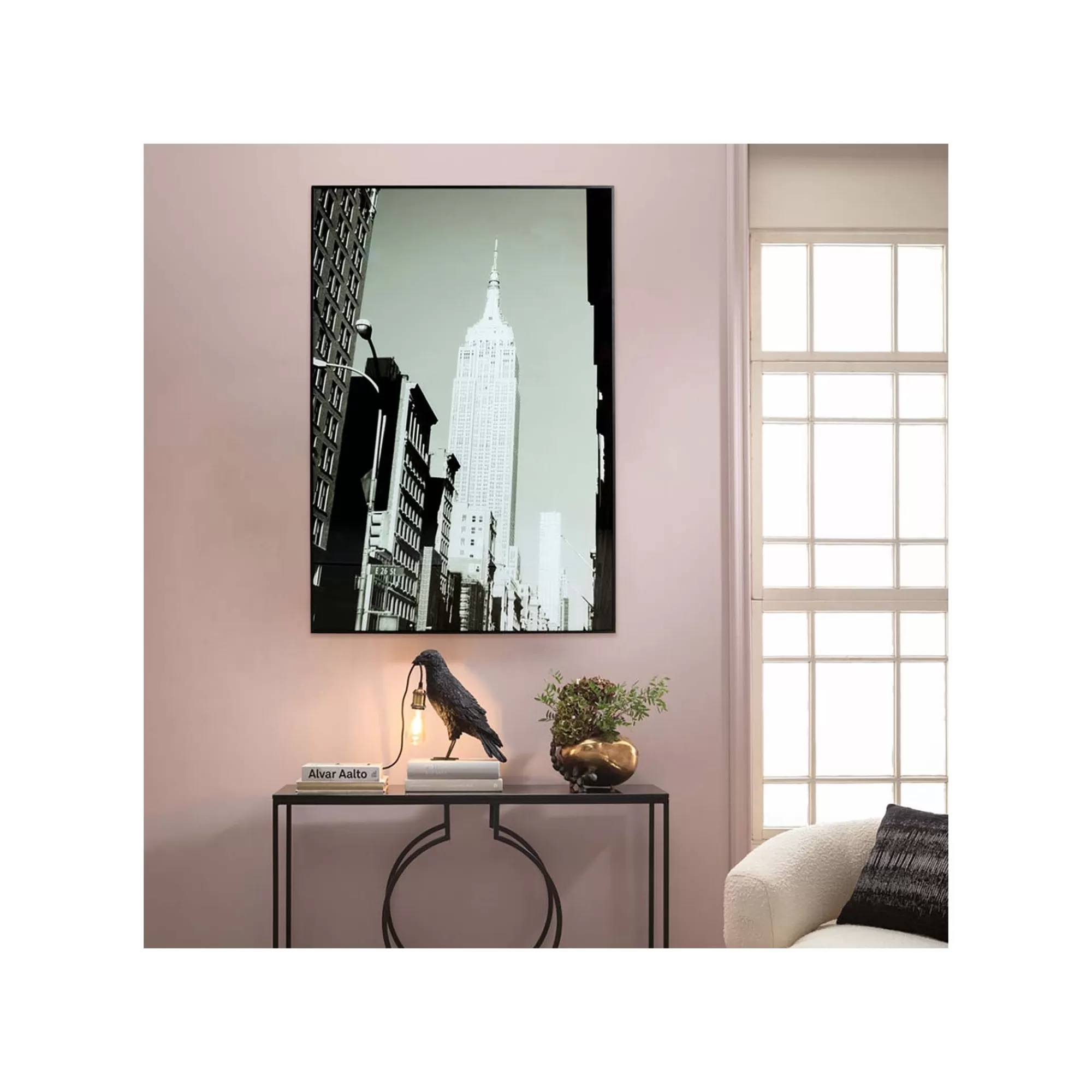 KARE Design Affiche Encadrée Empire State Building 100x150cm ^ Tableau