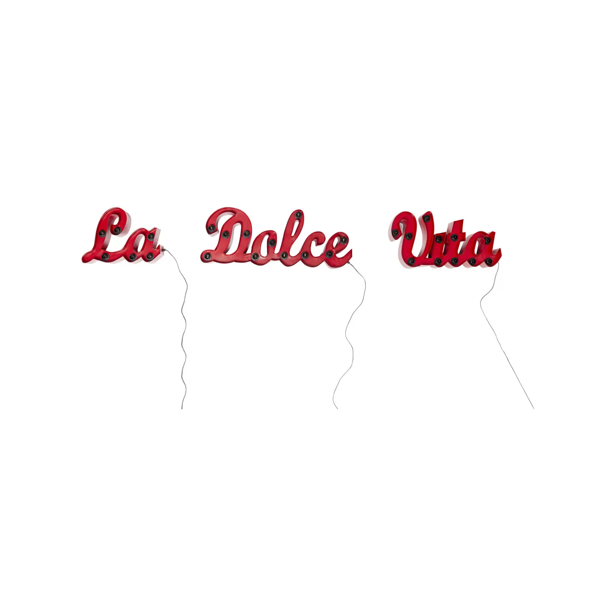 KARE Design Applique Murale La Dolce Vita Rouge ^ Applique Murale