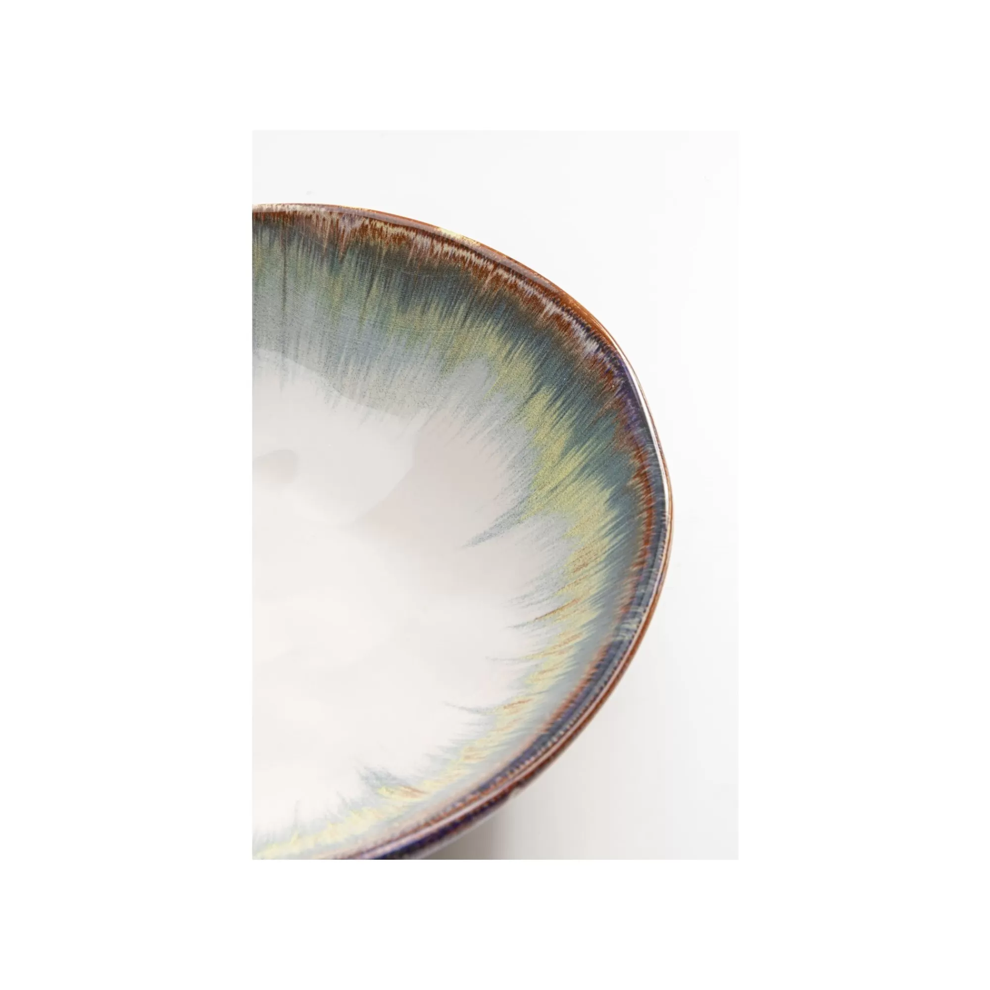 KARE Design Assiettes Creuses Organic Bleues 20cm Set De 4 ^ Vaisselle