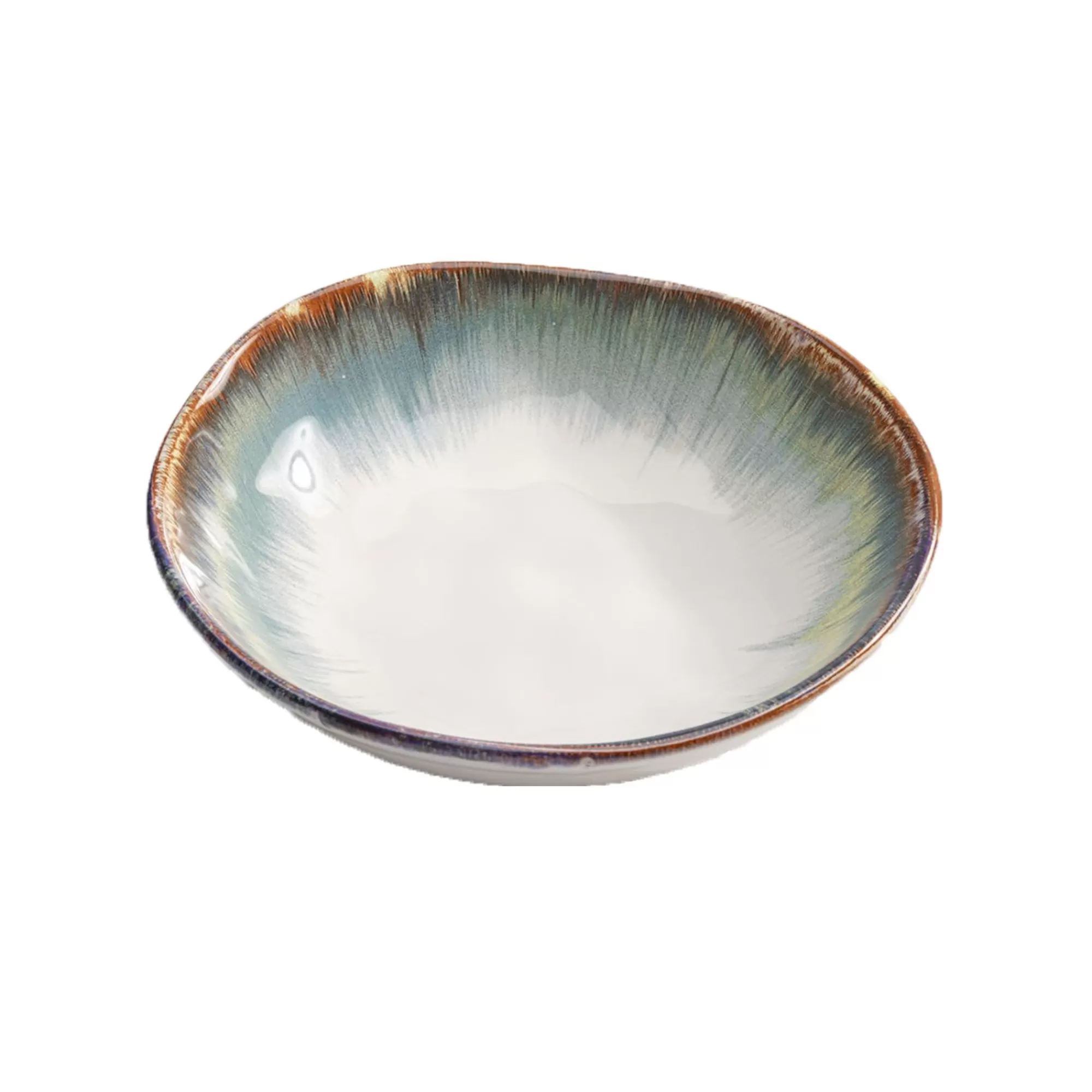 KARE Design Assiettes Creuses Organic Bleues 20cm Set De 4 ^ Vaisselle