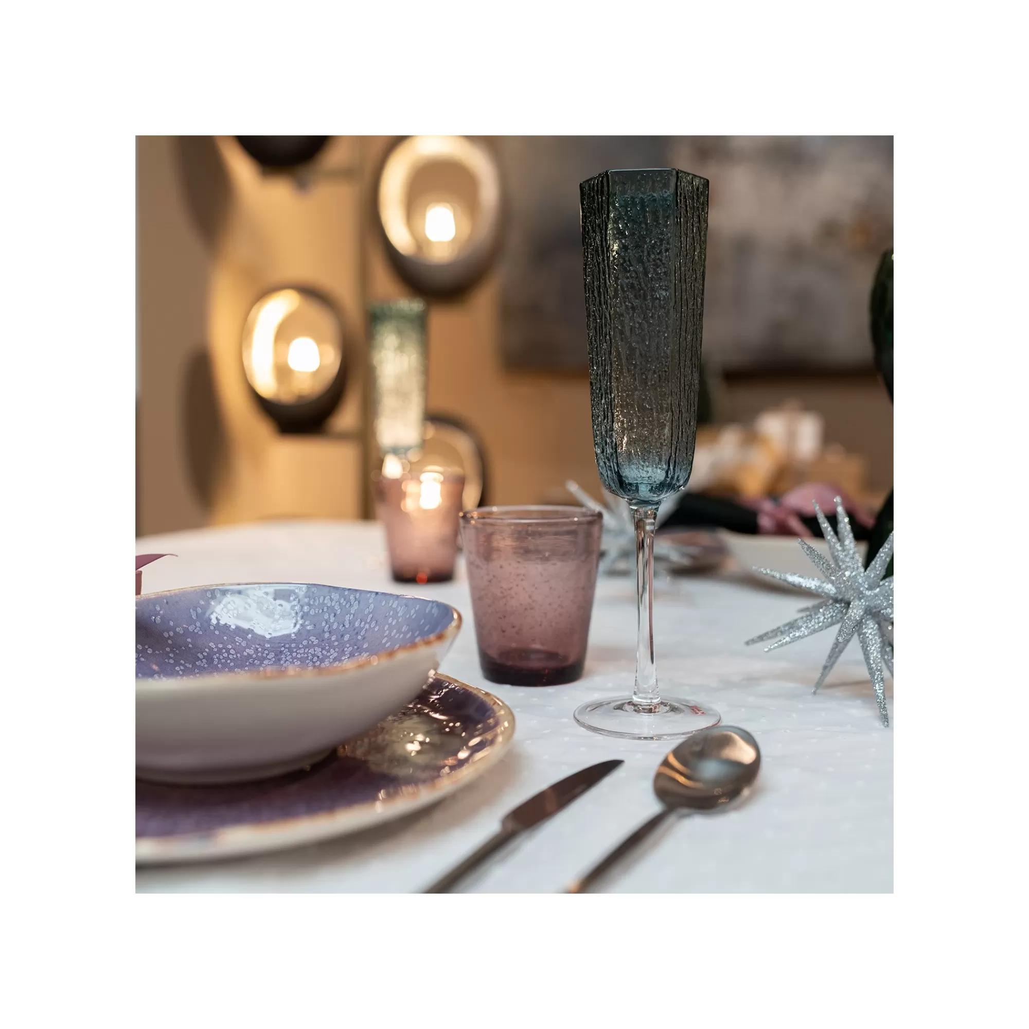KARE Design Assiettes Creuses Shirley Violettes 20cm Set De 4 ^ Vaisselle