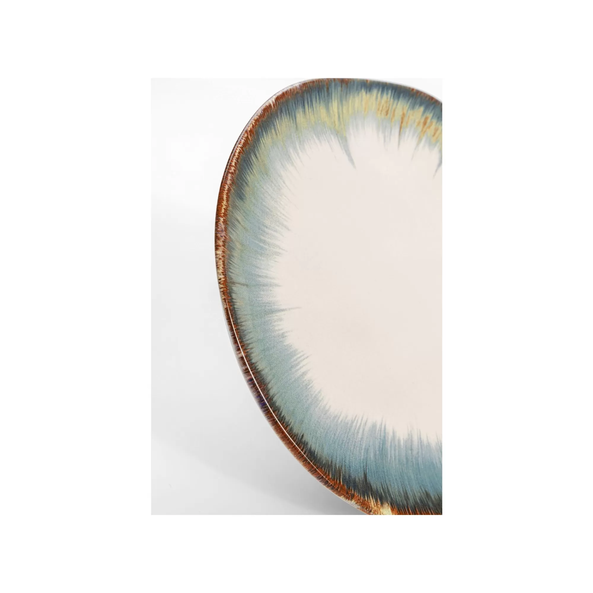 KARE Design Assiettes Organic Bleues 20cm Set De 4 ^ Vaisselle
