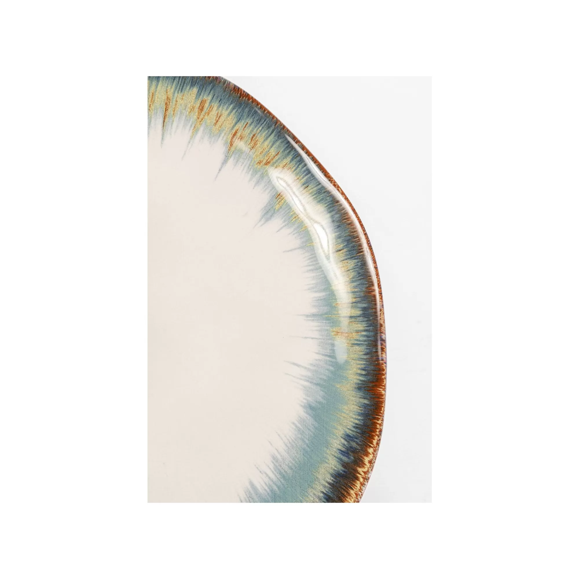 KARE Design Assiettes Organic Bleues 20cm Set De 4 ^ Vaisselle