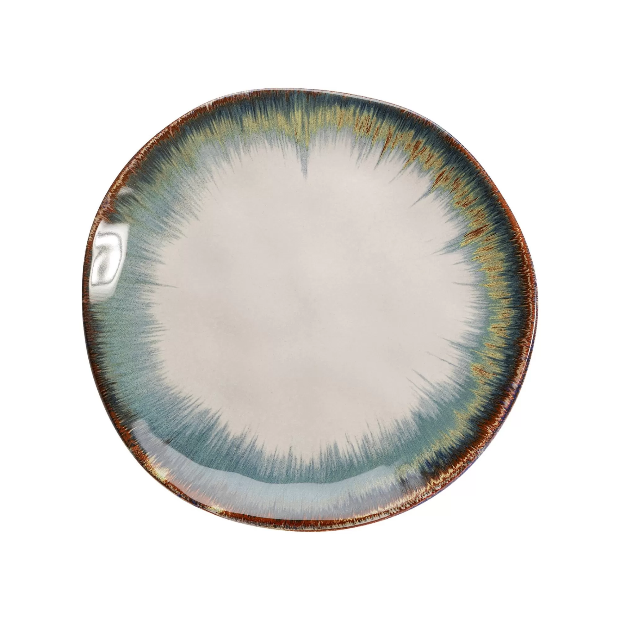 KARE Design Assiettes Organic Bleues 20cm Set De 4 ^ Vaisselle