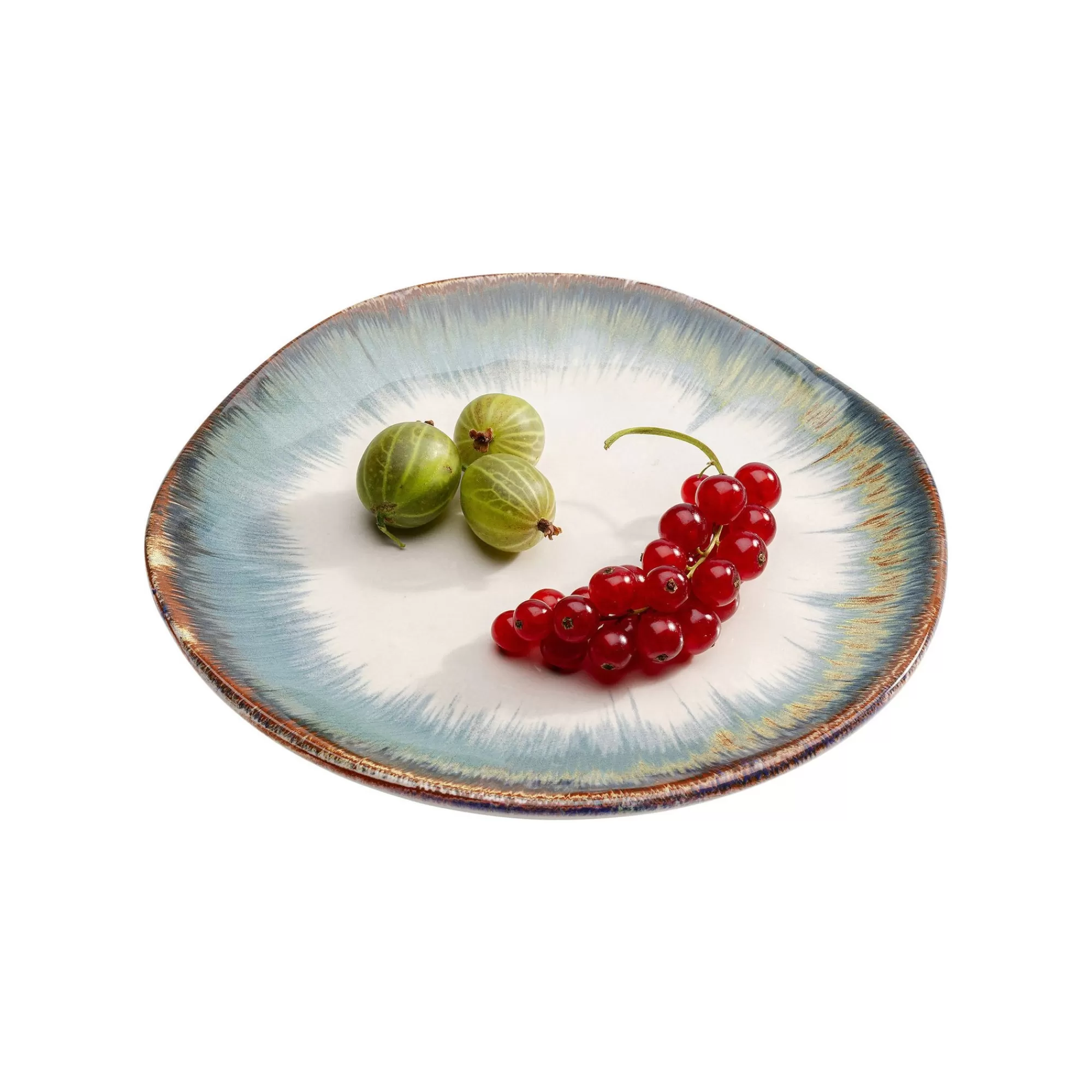 KARE Design Assiettes Organic Bleues 20cm Set De 4 ^ Vaisselle