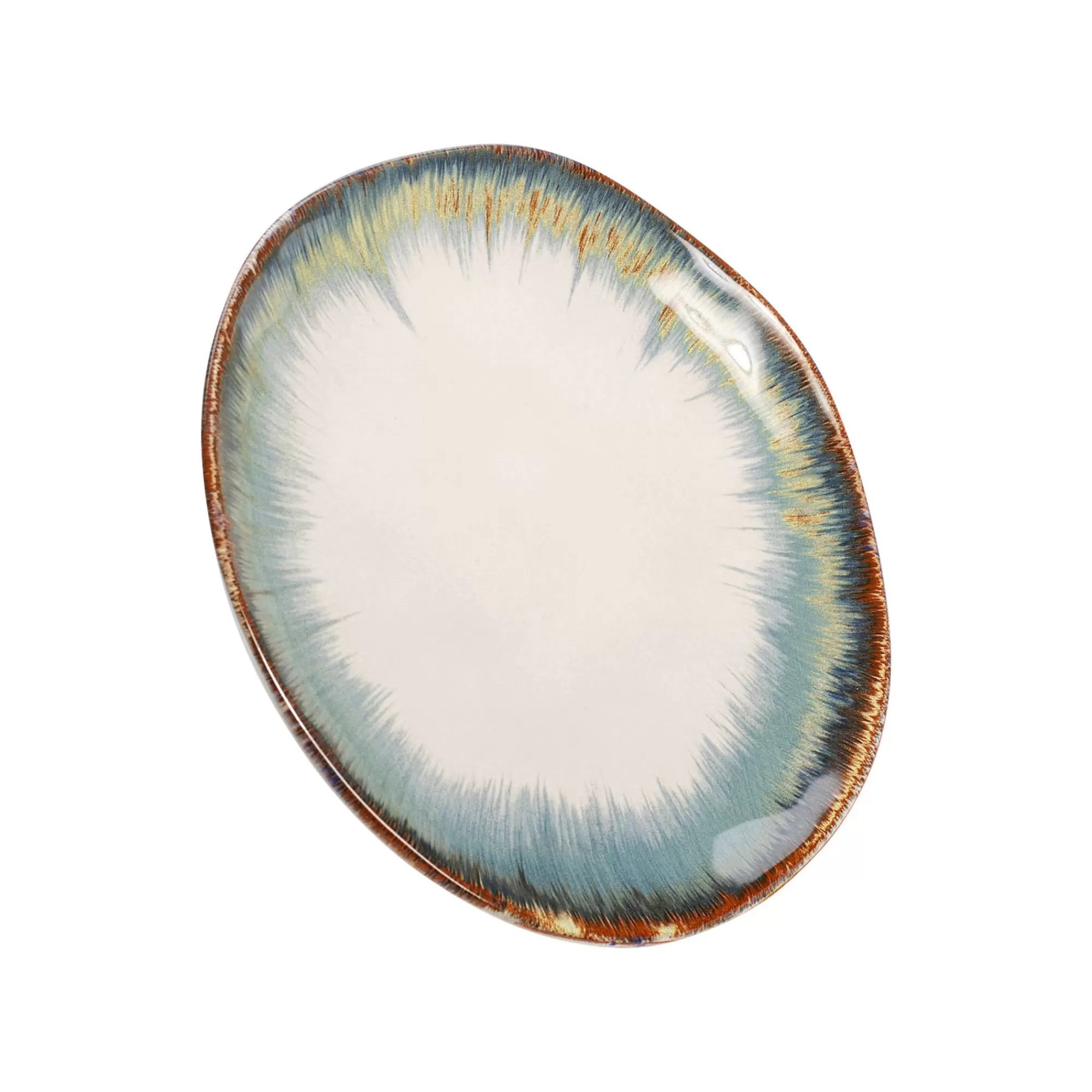 KARE Design Assiettes Organic Bleues 20cm Set De 4 ^ Vaisselle