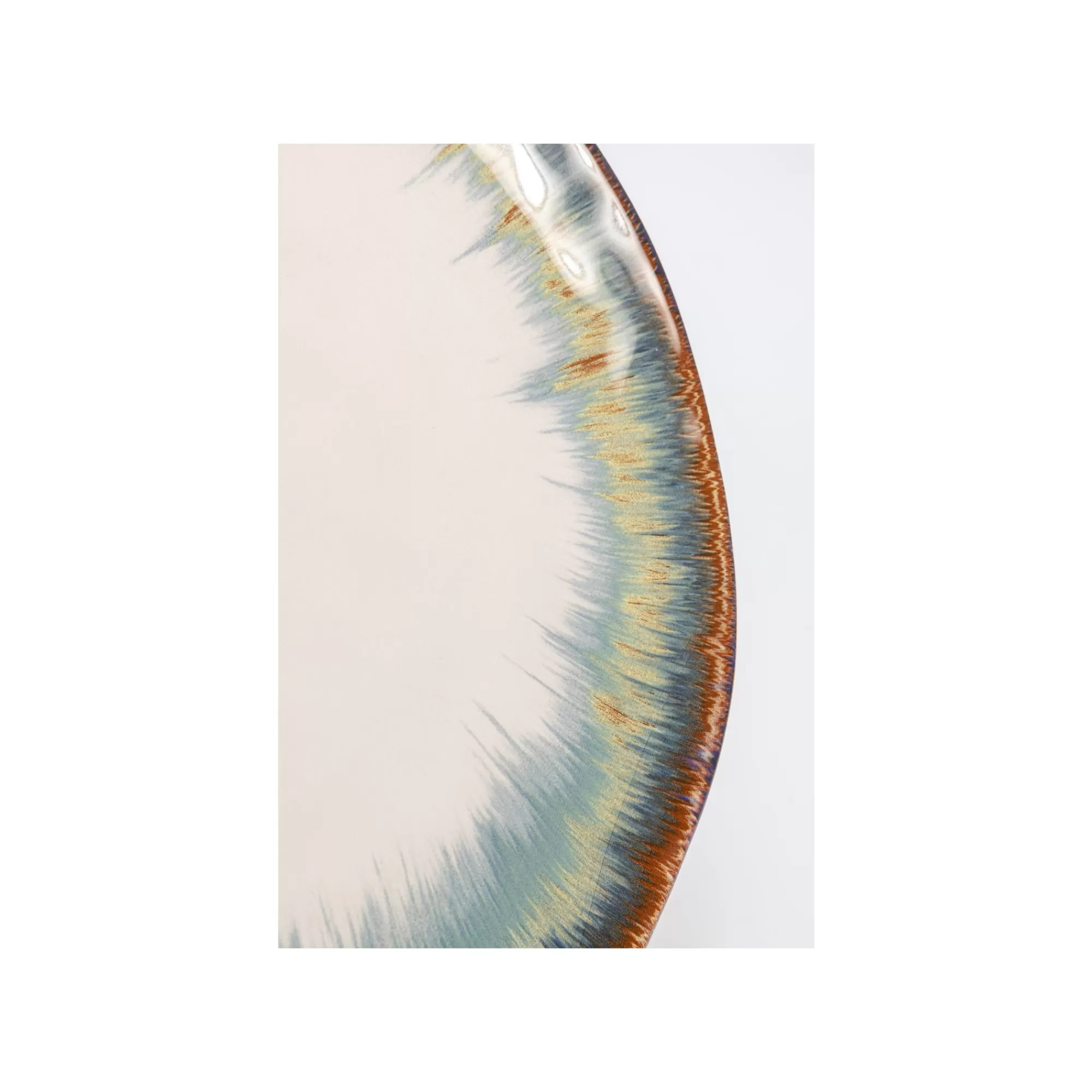 KARE Design Assiettes Organic Bleues 26cm Set De 4 ^ Vaisselle