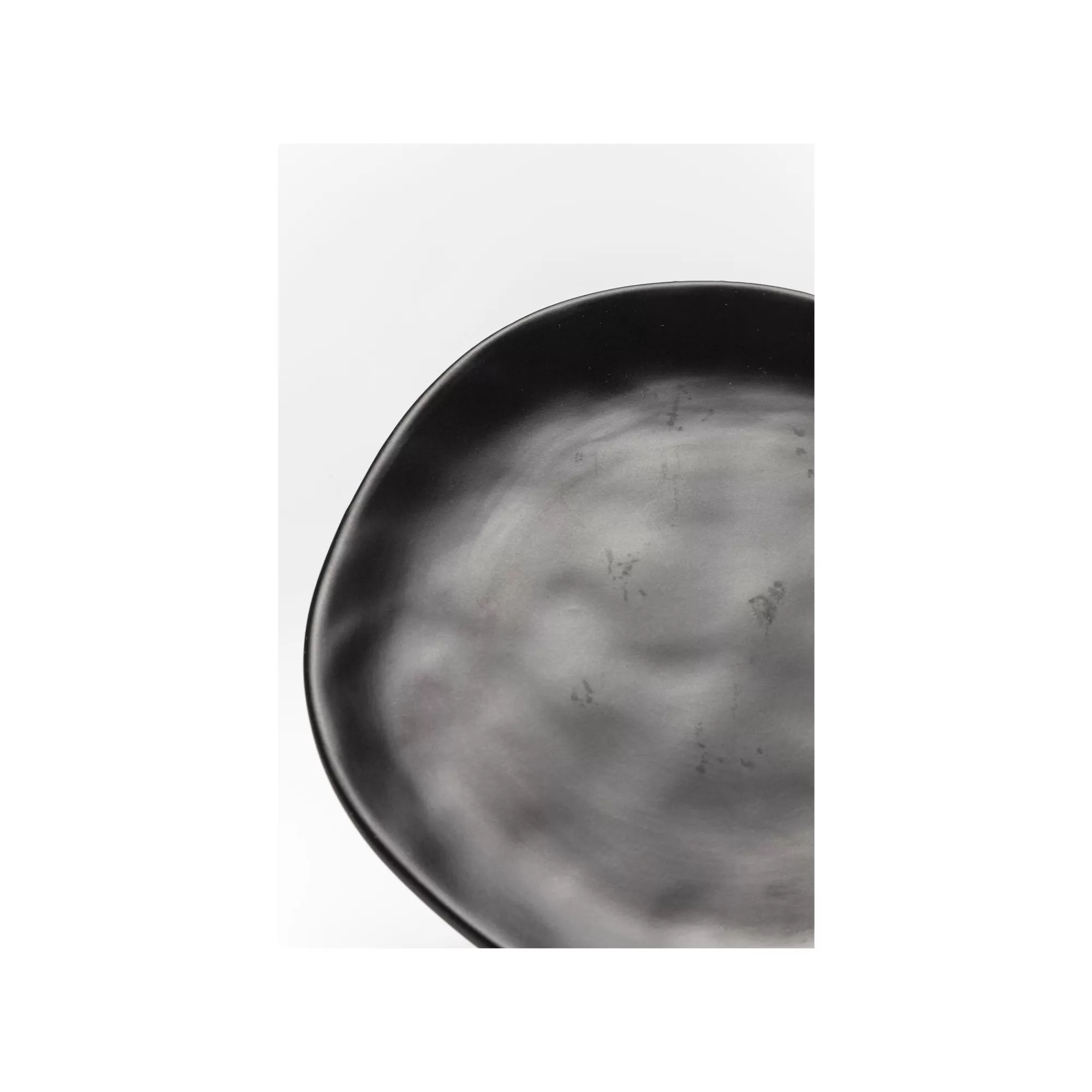 KARE Design Assiettes Organic Noires 20cm Set De 4 ^ Vaisselle