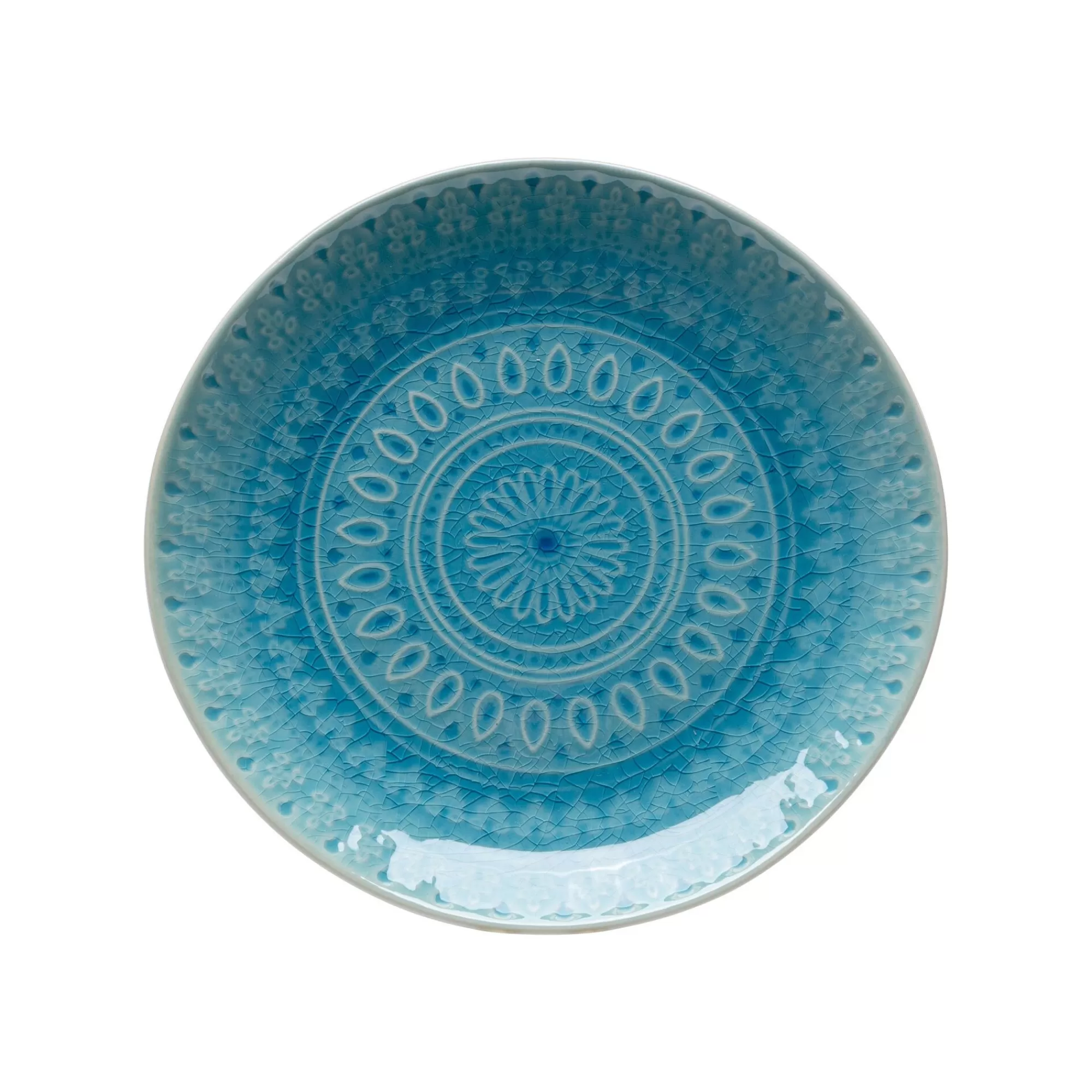 KARE Design Assiettes Sicilia Mandala Bleues 21cm Set De 3 ^ Vaisselle