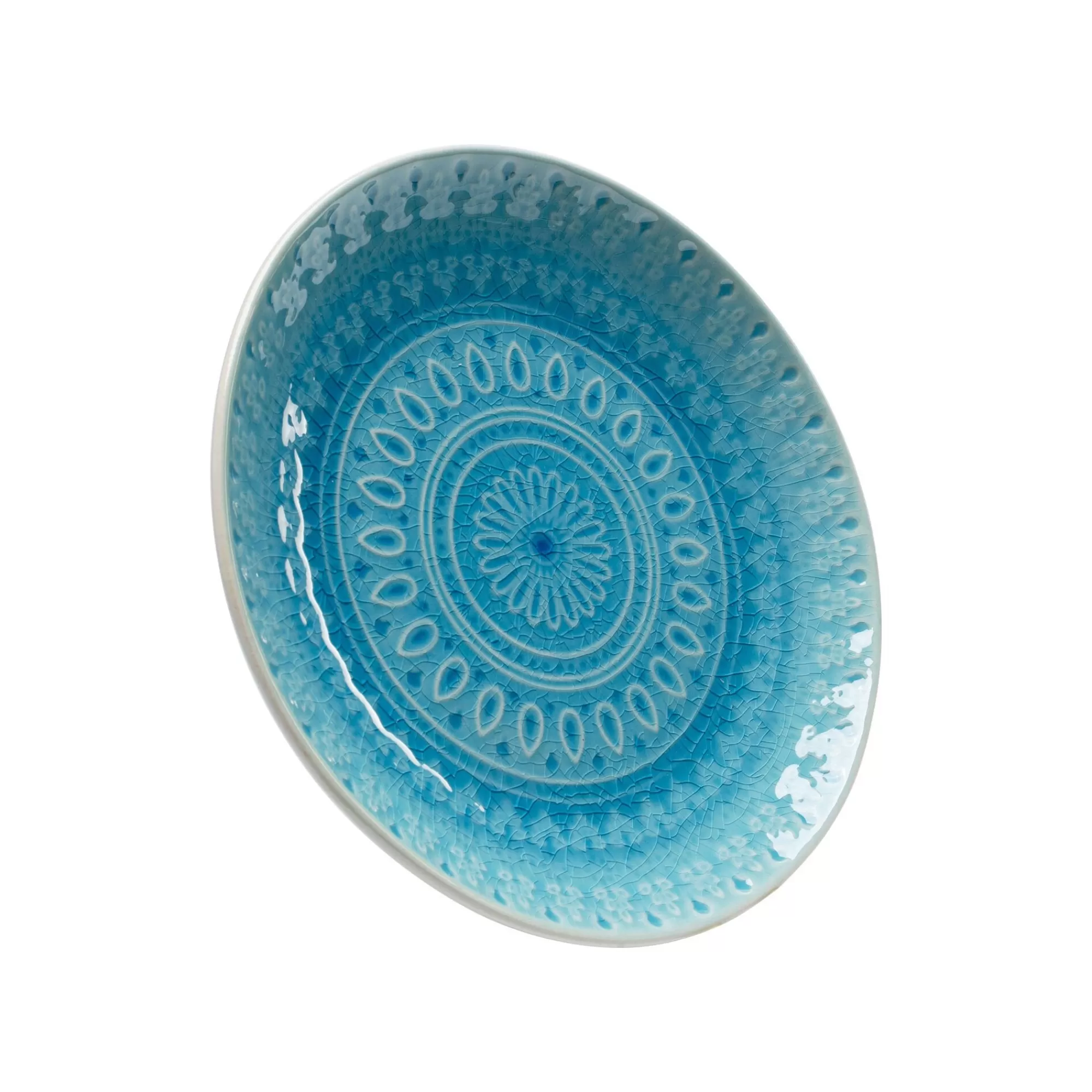 KARE Design Assiettes Sicilia Mandala Bleues 21cm Set De 3 ^ Vaisselle