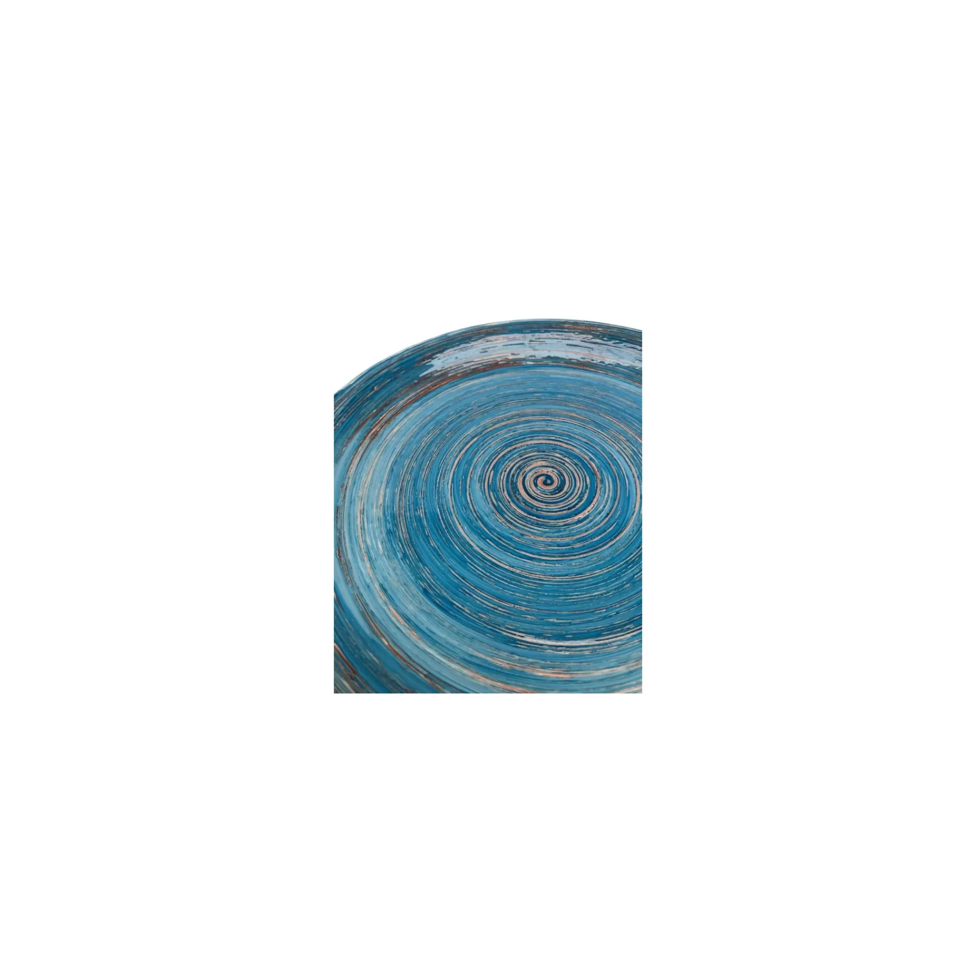 KARE Design Assiettes Swirl Blue 19cm Set De 4 ^ Vaisselle