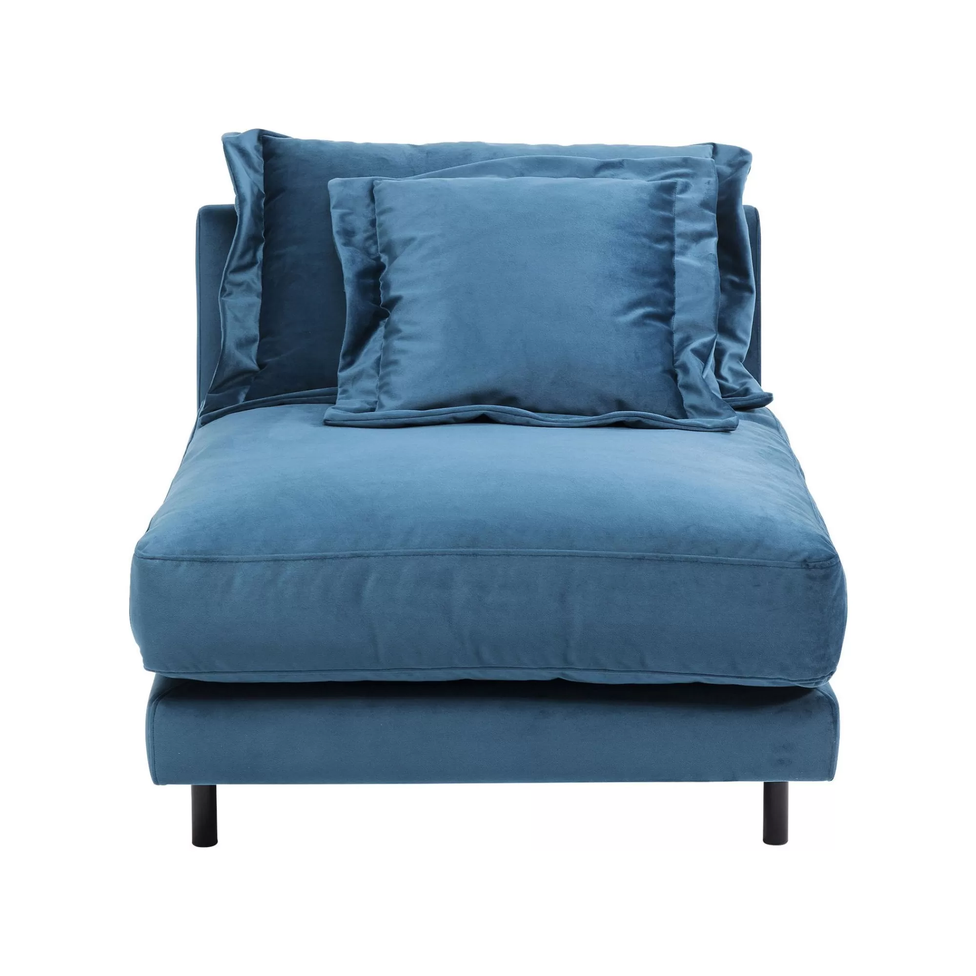 KARE Design Assise Lullaby Velours Bleu Pétrole ^ Canapé & Banquette