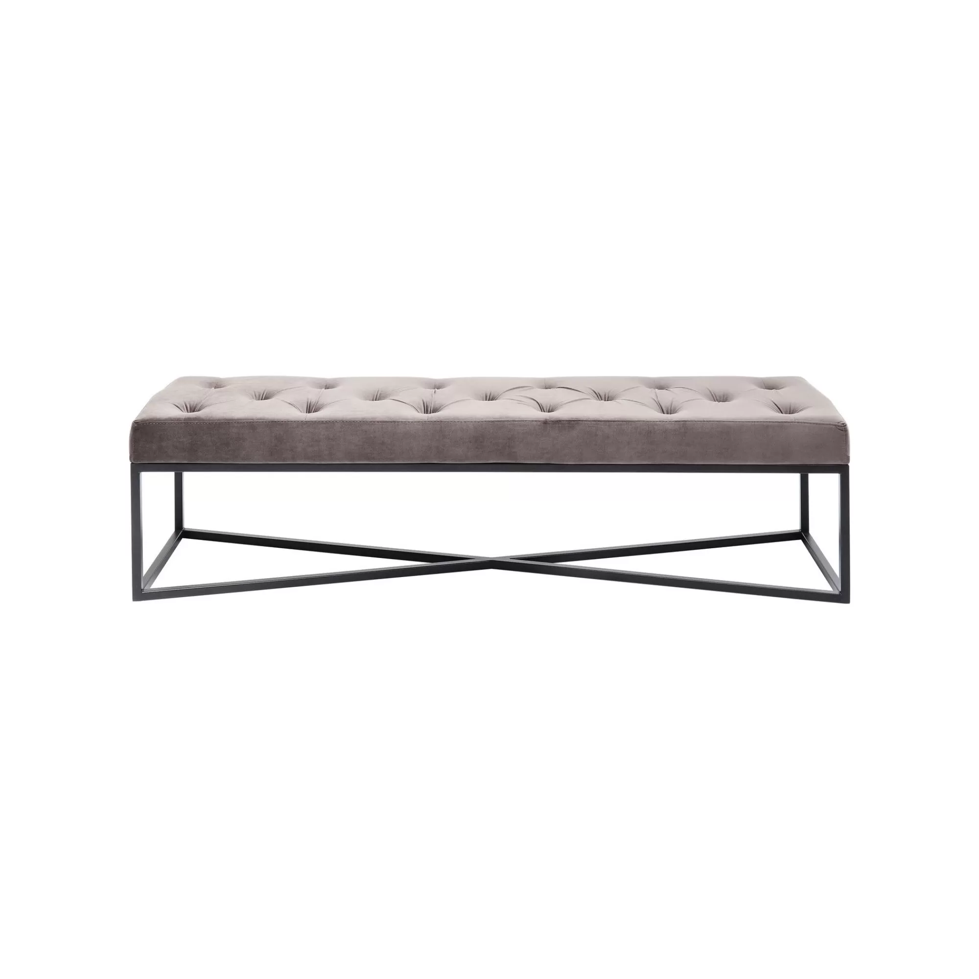 KARE Design Banc Crossover Gris Et Noir 150x40cm ^ Banc