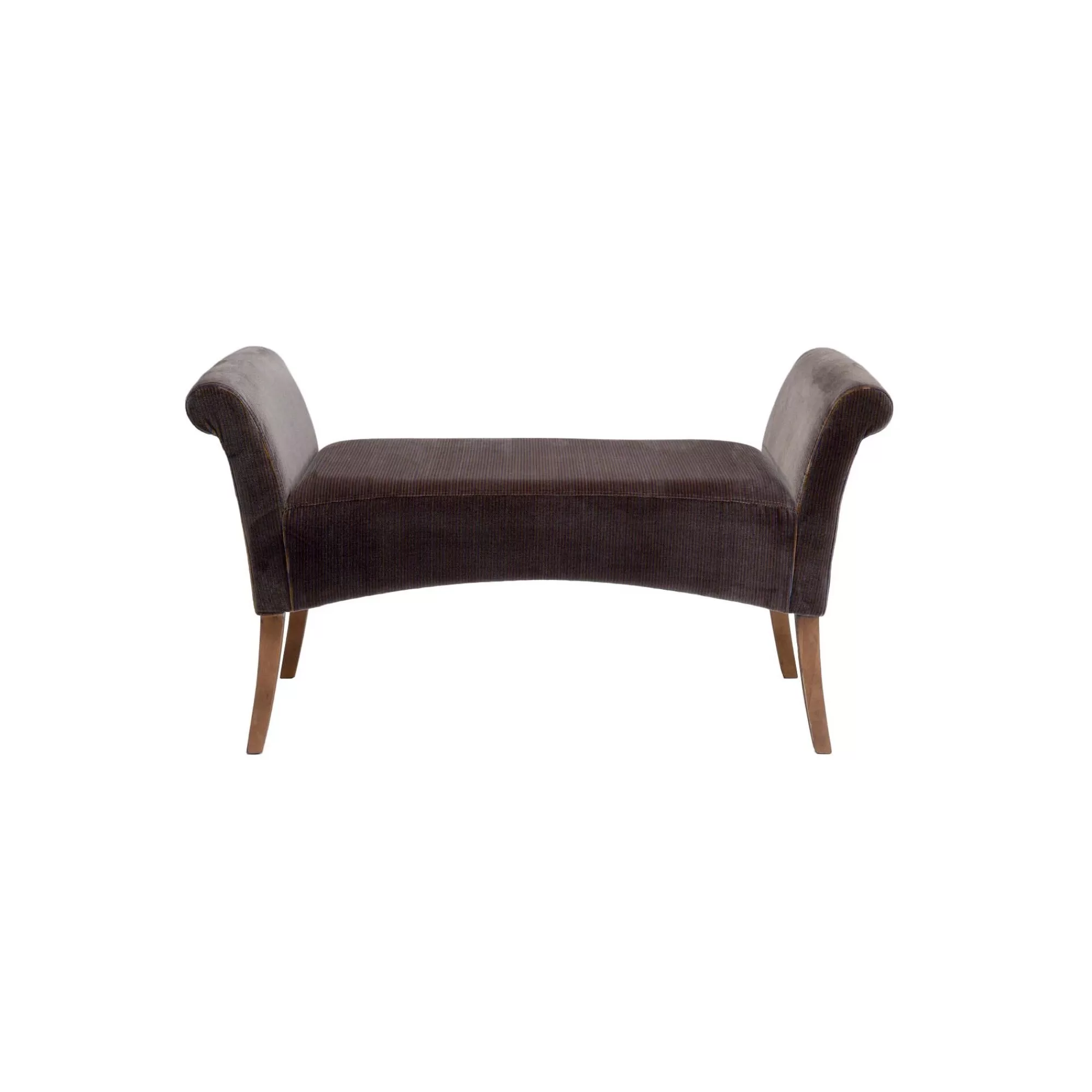 KARE Design Banc Motley Velours Marron ^ Banc