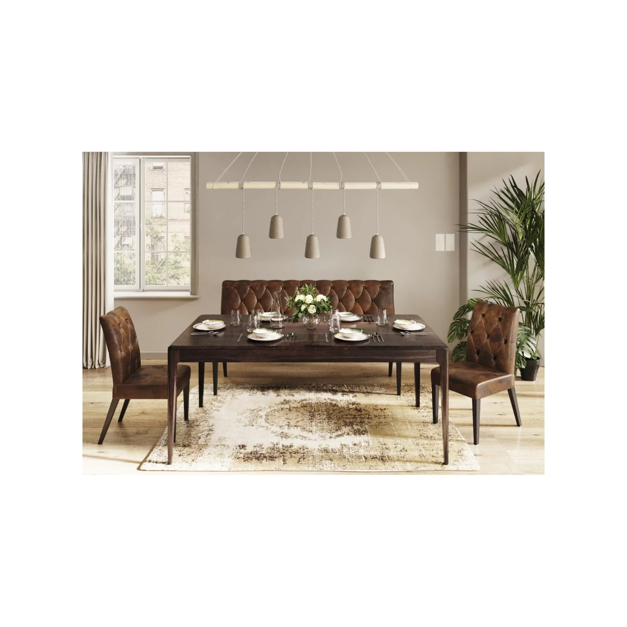 KARE Design Banquette Econo Buttons Vintage ^ Canapé & Banquette