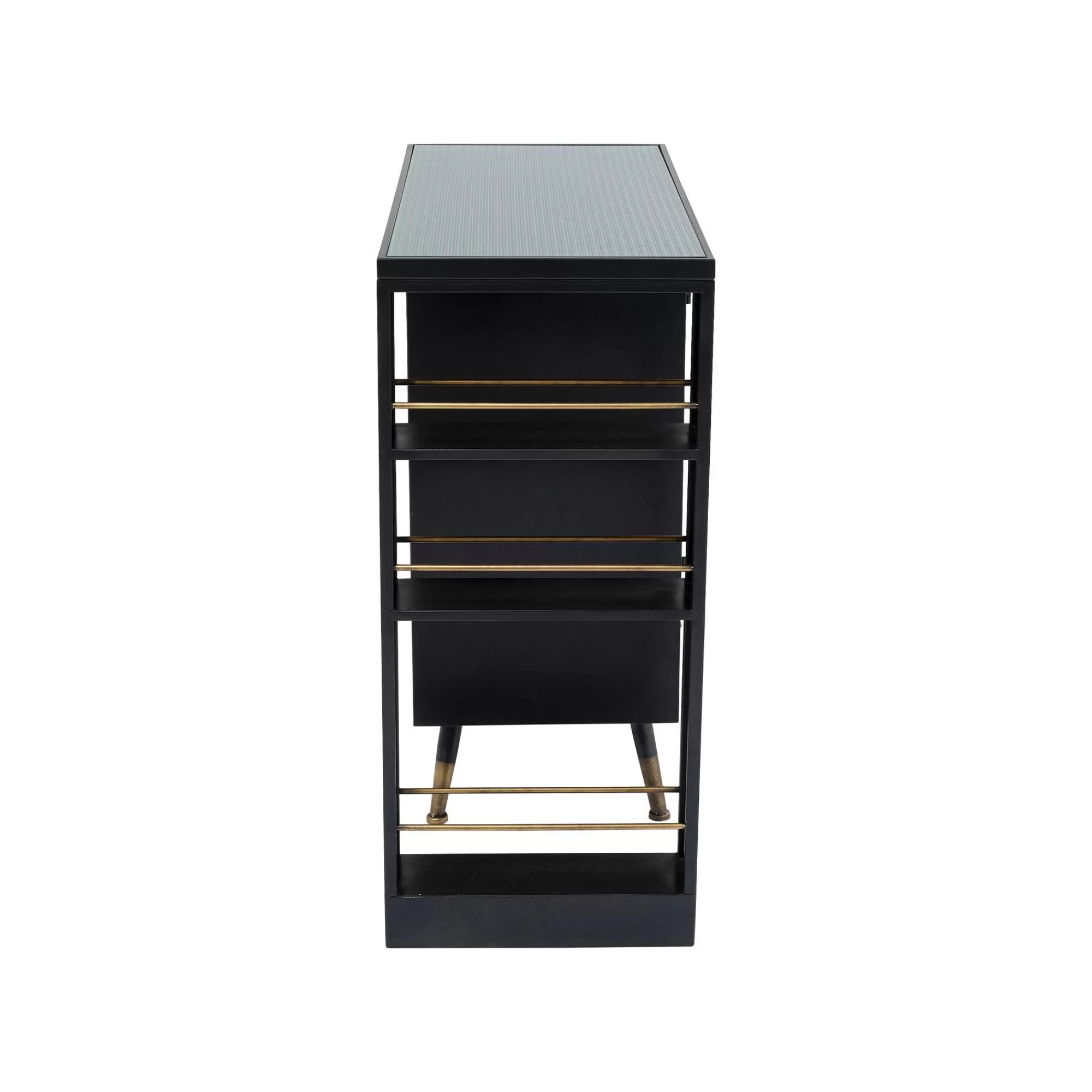 KARE Design Bar Avec étagère Pivotante La Gomera ^ Buffet | Bar & Tabouret De Bar