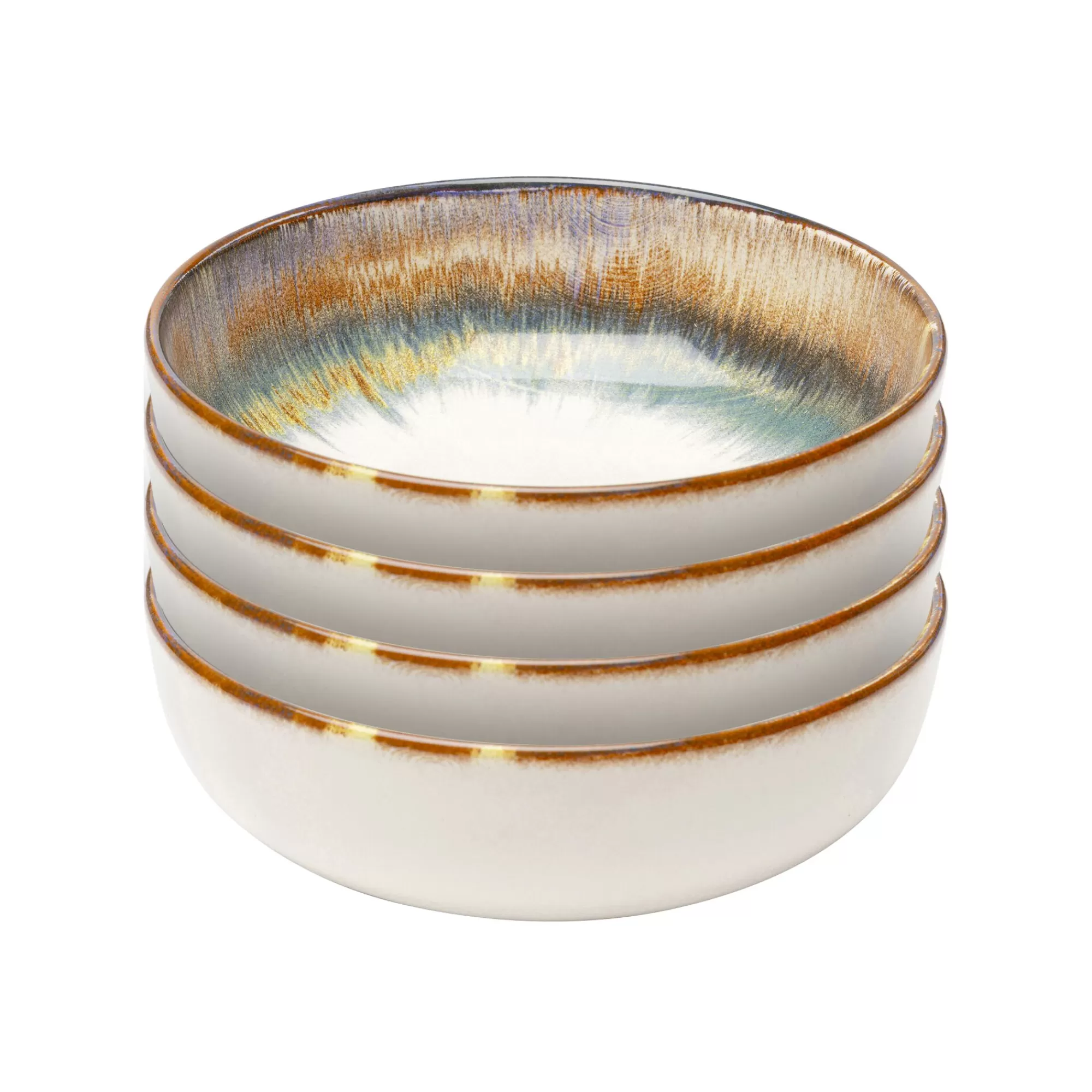 KARE Design Bols Organic Bleus 18cm Set De 4 ^ Vaisselle