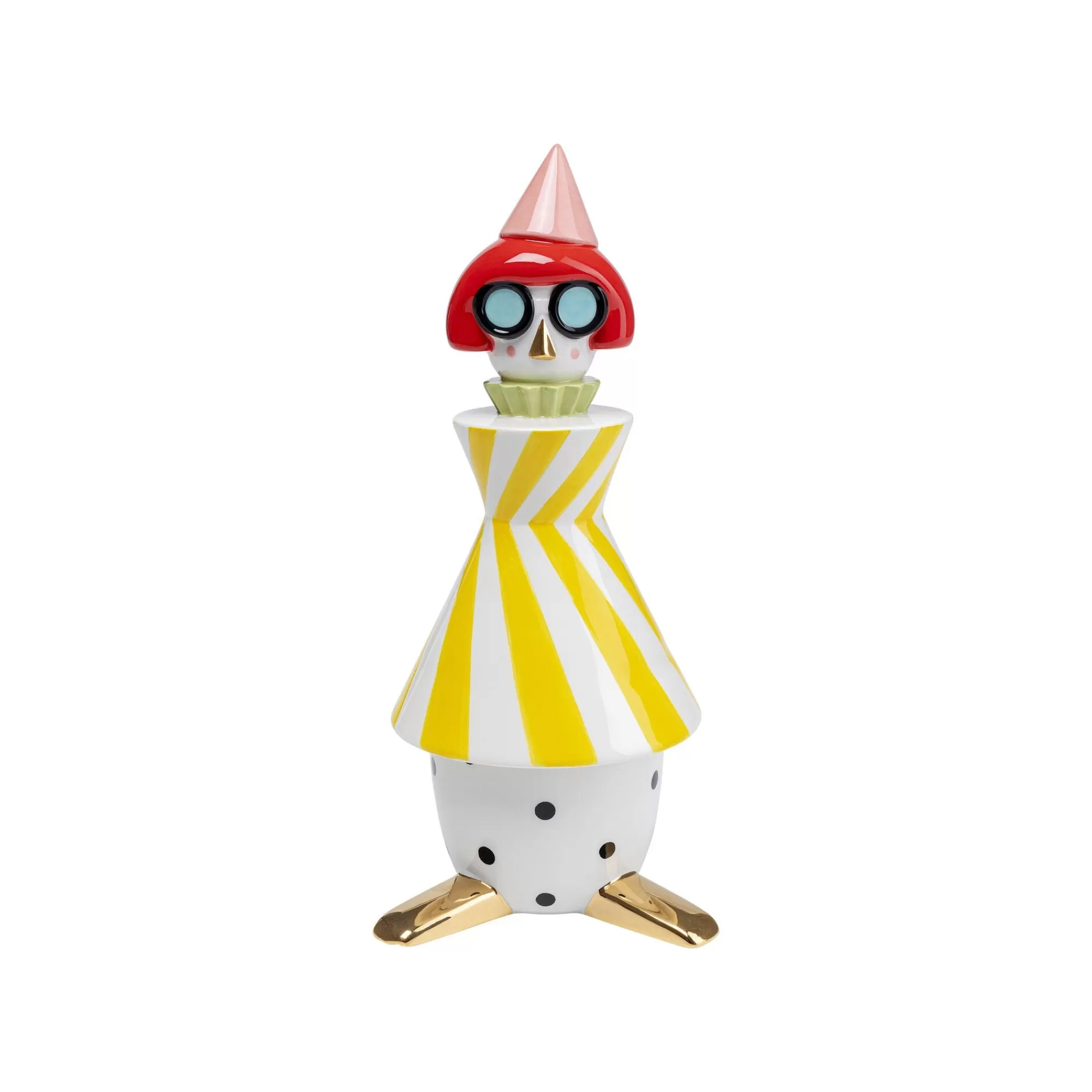 KARE Design Boîte Clown Jaune 26cm ^ Boîte