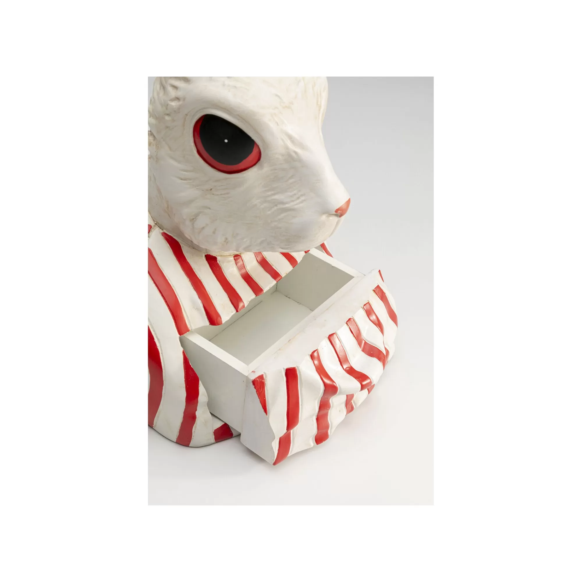 KARE Design Boîte Lapin Blanc Et Rouge ^ Boîte