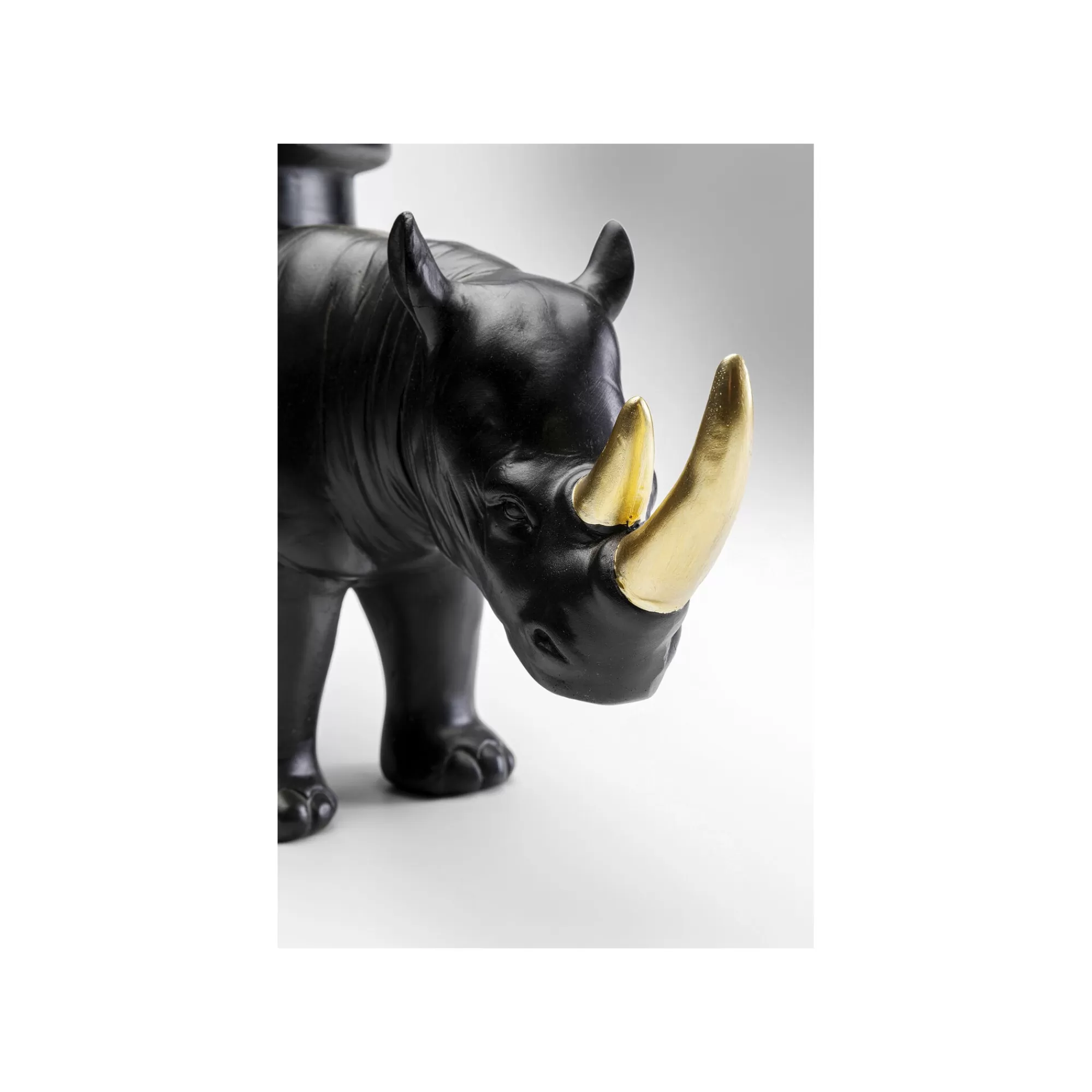 KARE Design Bougeoir Rhino Noir ^ Bougeoir & Lanterne