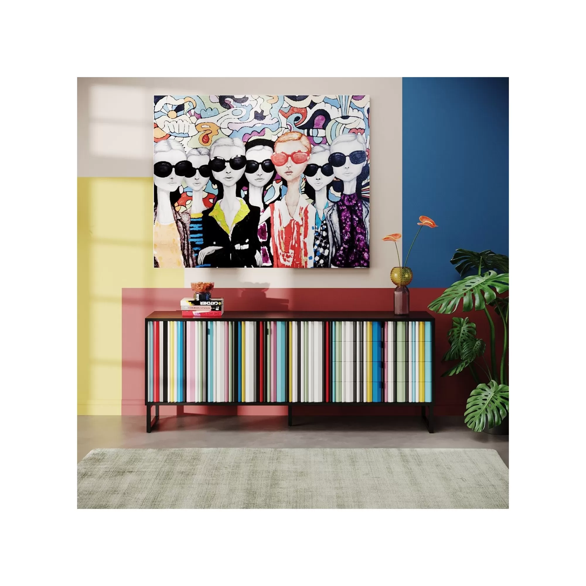 KARE Design Buffet Concertina Colore ^ Buffet