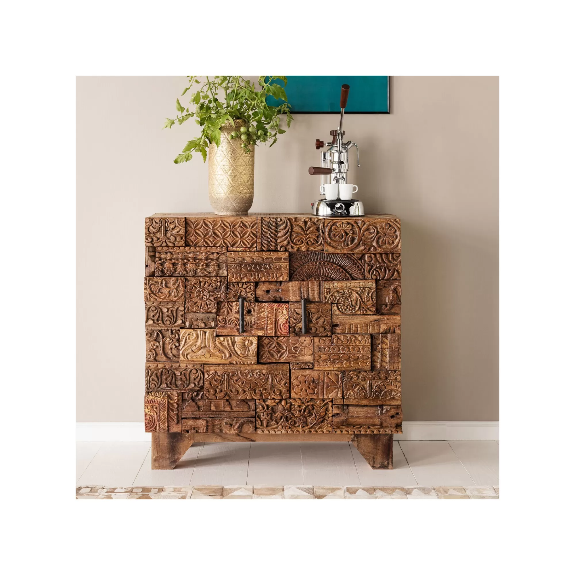 KARE Design Buffet Shanti Puzzle Surprise 2 Portes ^ Buffet