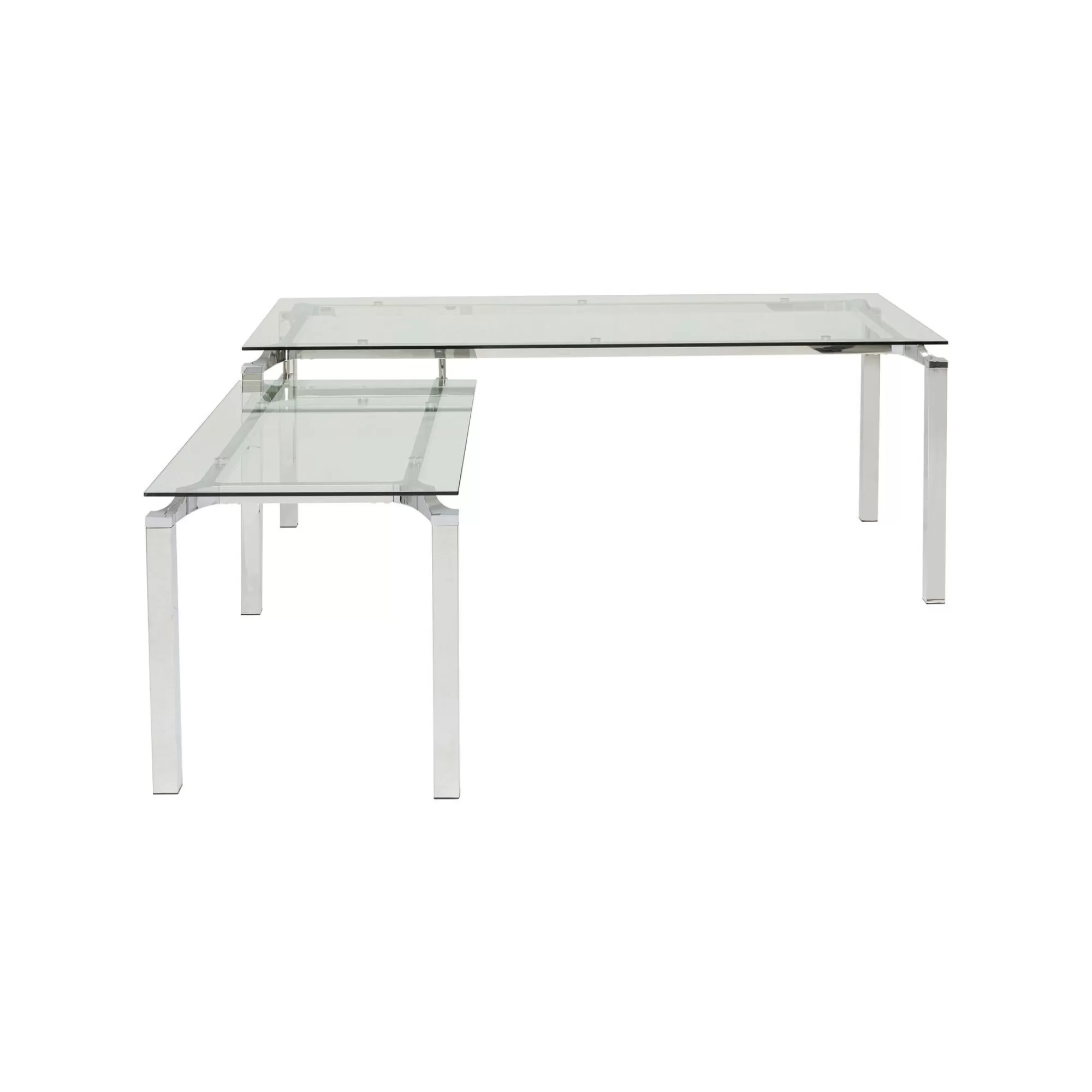 KARE Design Bureau D'angle Lorenco Chrome ^ Bureau