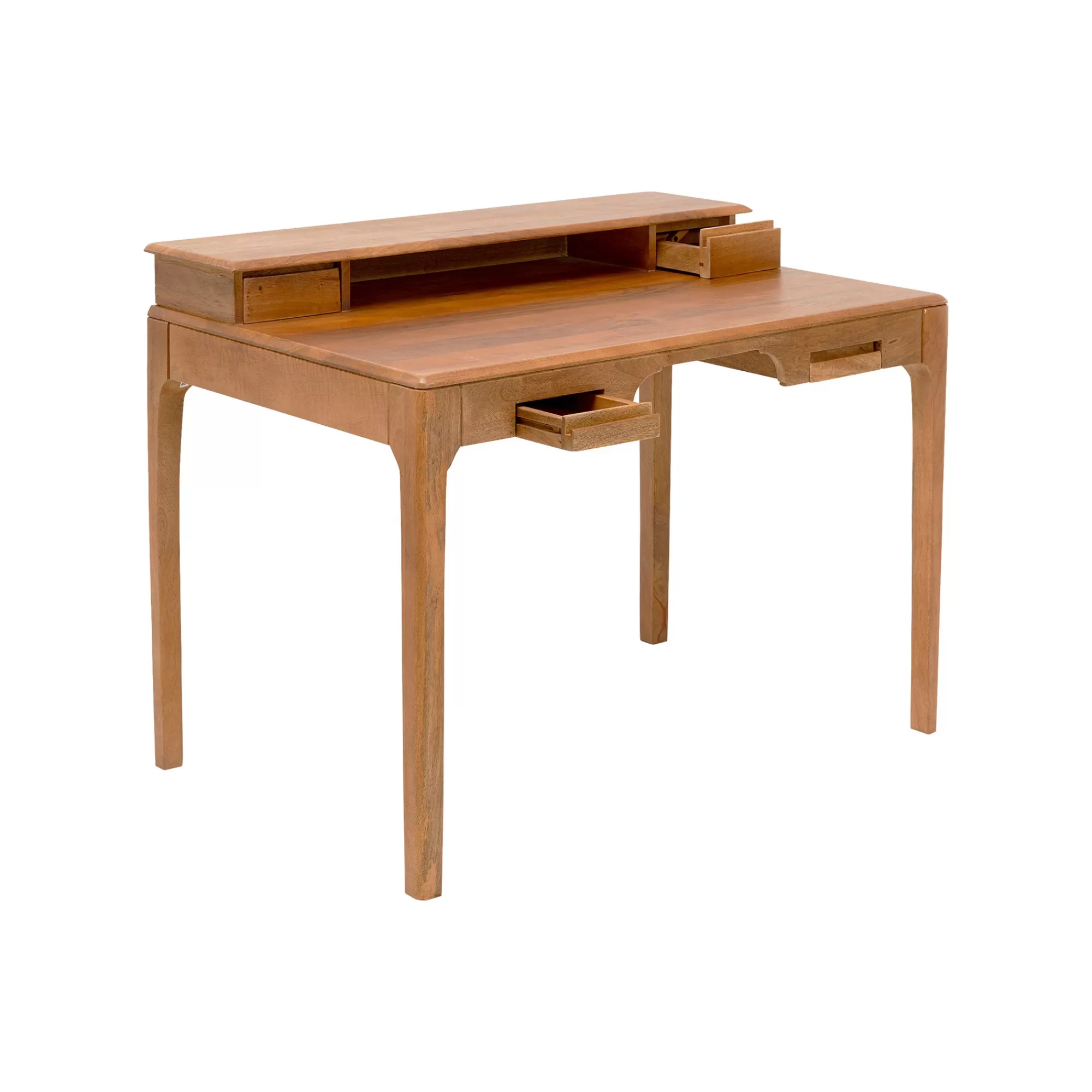 KARE Design Bureau En Bois Brooklyn Nature 4 Tiroirs 110x70cm ^ Bureau