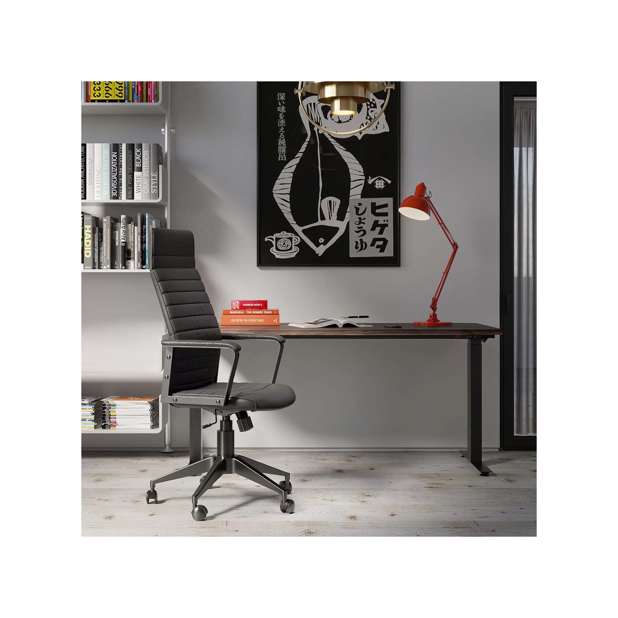 KARE Design Bureau Smart Symphony Noyer Noir 160x80cm ^ Bureau