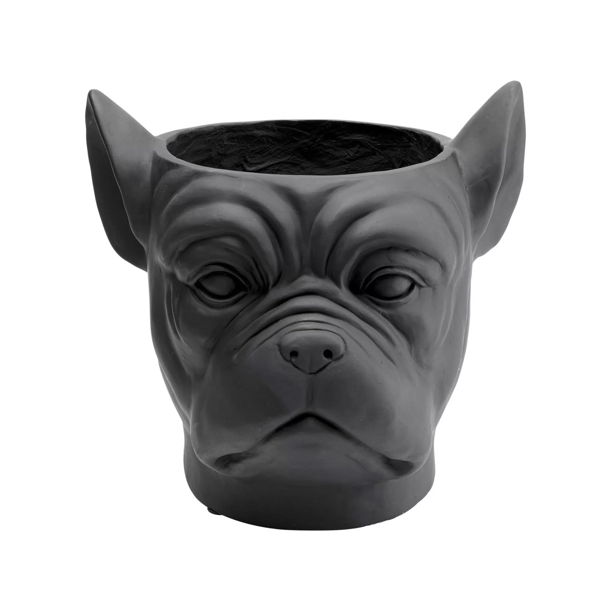 KARE Design Cache-pot Bouledogue Noir ^ Vase