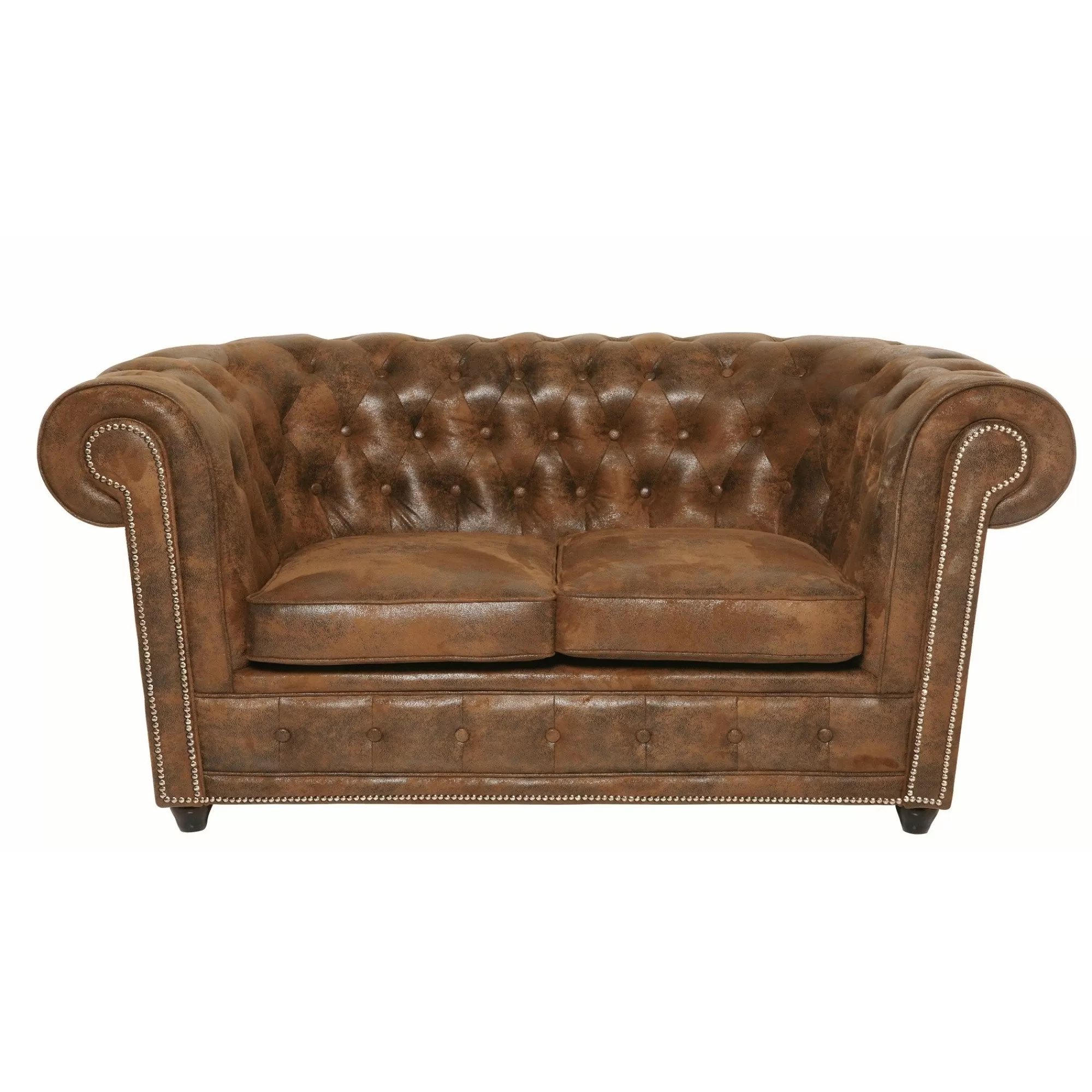 KARE Design Canapé 2 Places Oxford Vintage Rivet ^ Canapé & Banquette