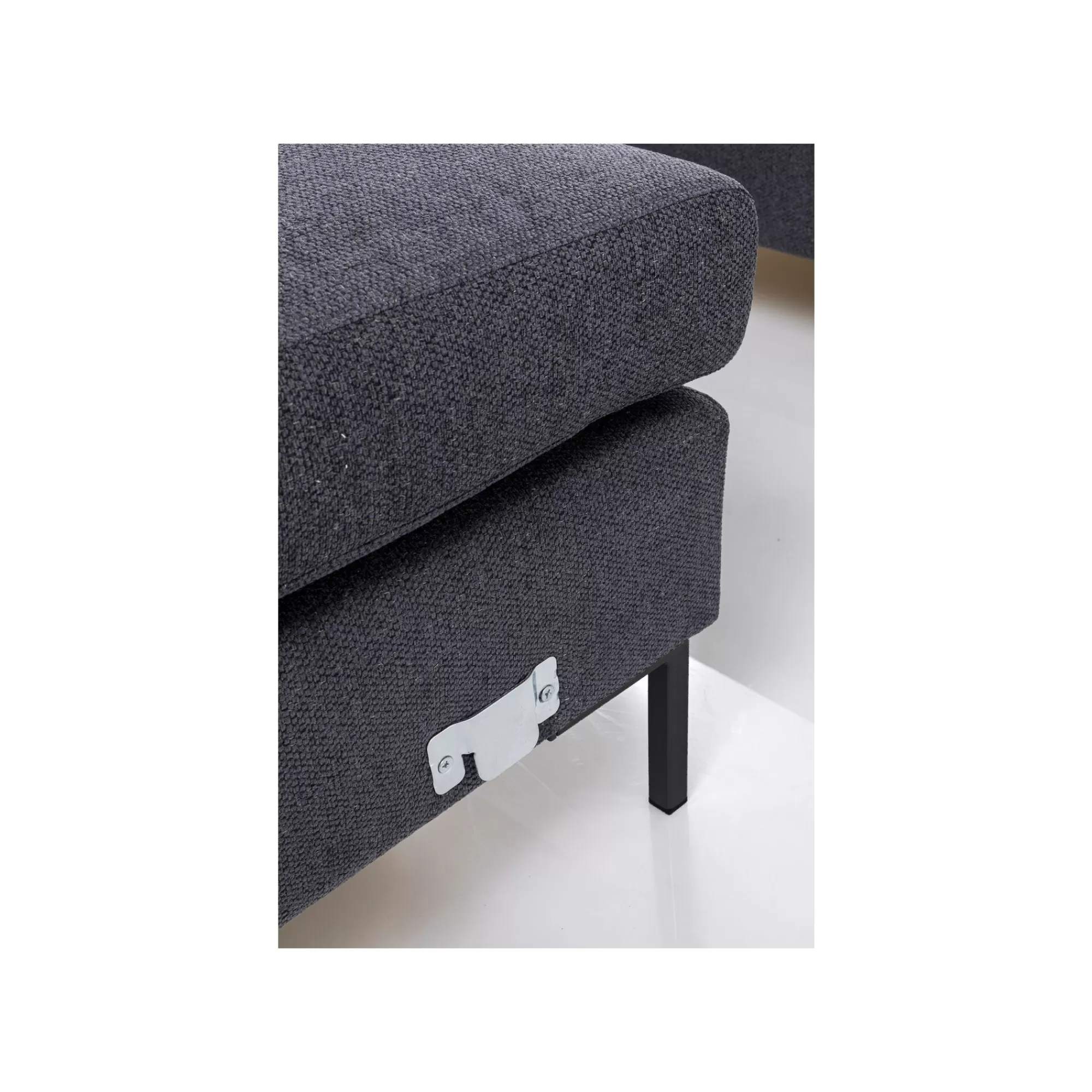 KARE Design Canapé D'angle Gianna 290cm Gauche Gris Foncé ^ Canapé & Banquette