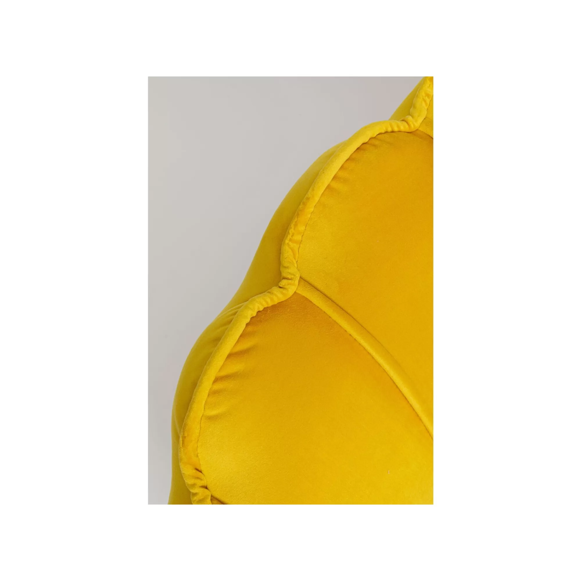KARE Design Canapé Water Lily 2 Places Velours Jaune Et Acier Doré ^ Canapé & Banquette