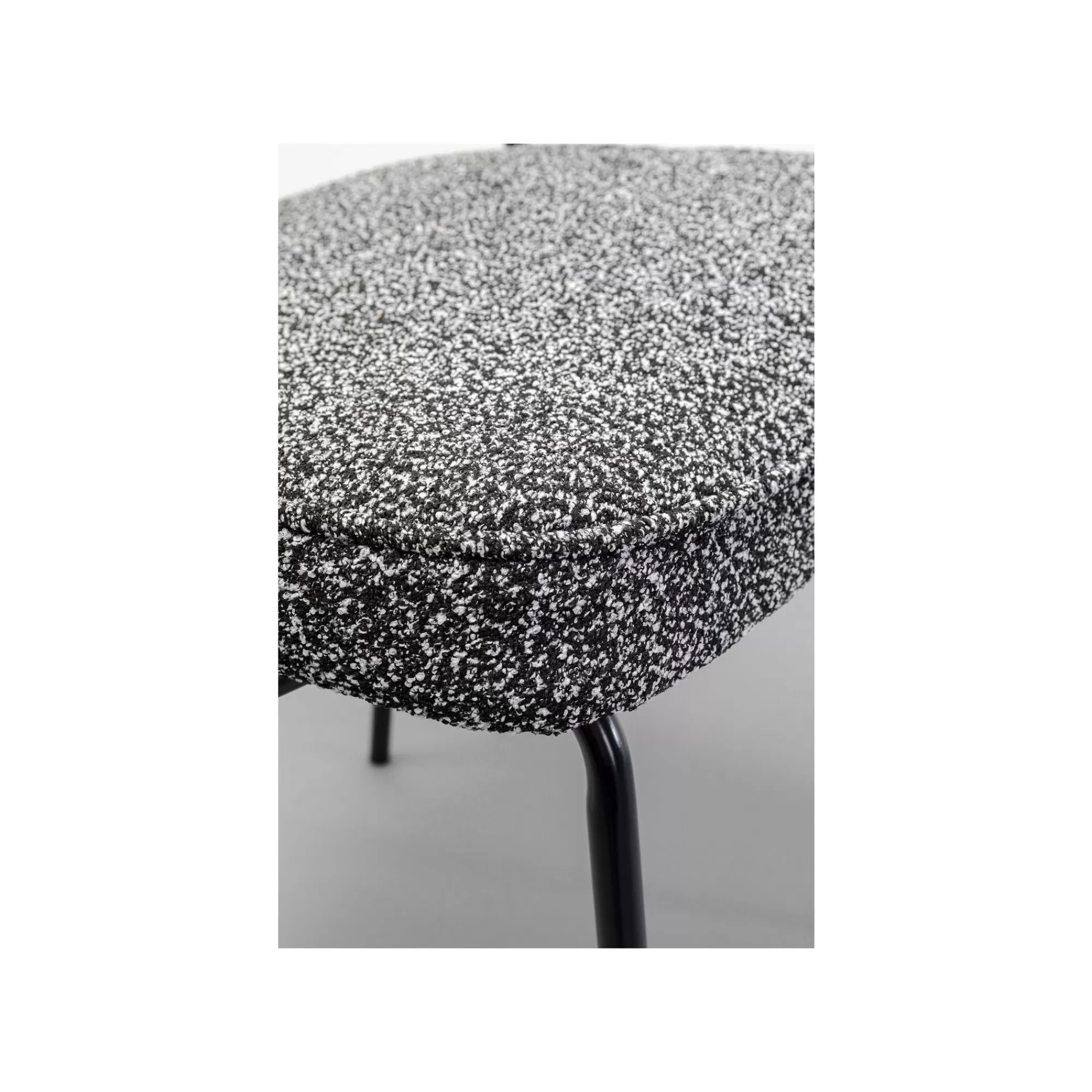 KARE Design Chaise Avec Accoudoirs Orelie Noire Et Blanche ^ Chaise