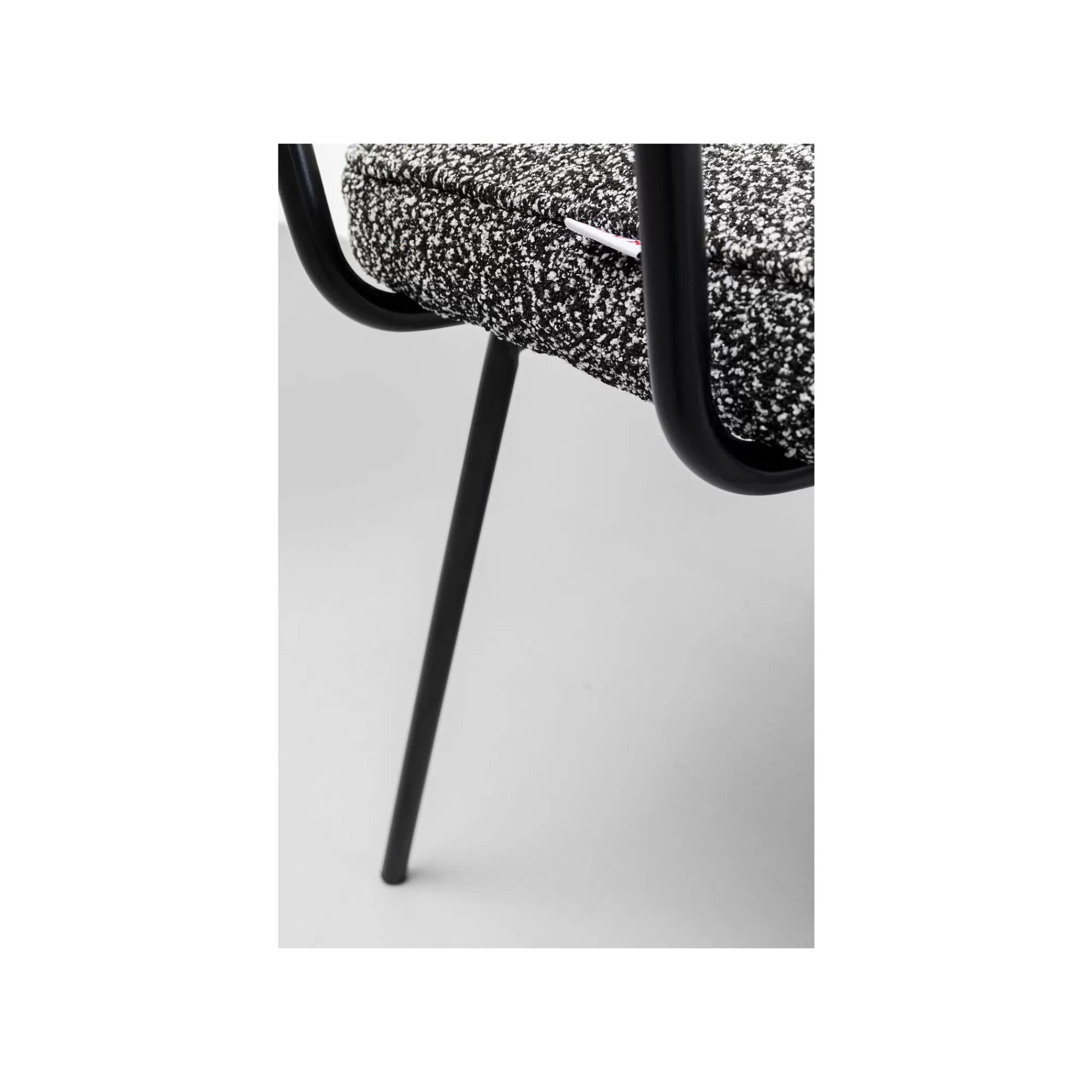 KARE Design Chaise Avec Accoudoirs Orelie Noire Et Blanche ^ Chaise