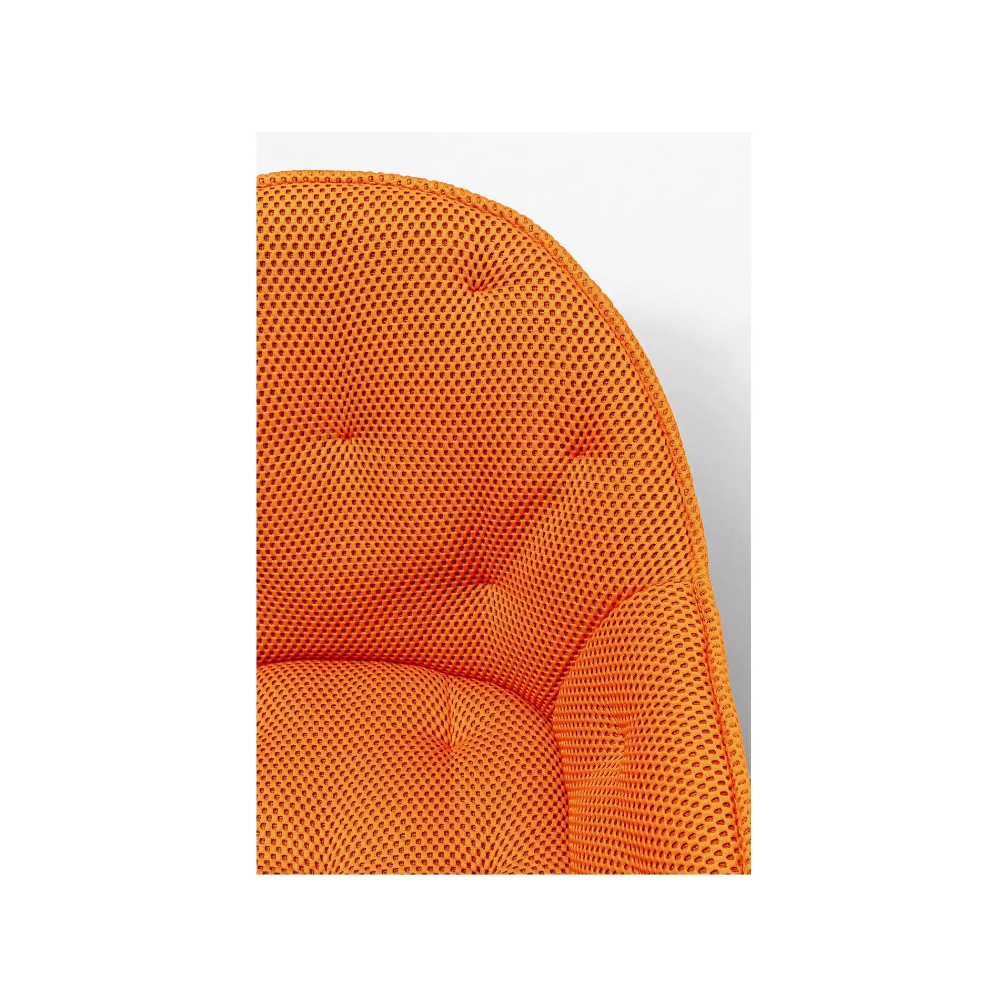 KARE Design Chaise Avec Accoudoirs Pivotante Carlito Mesh Orange ^ Chaise