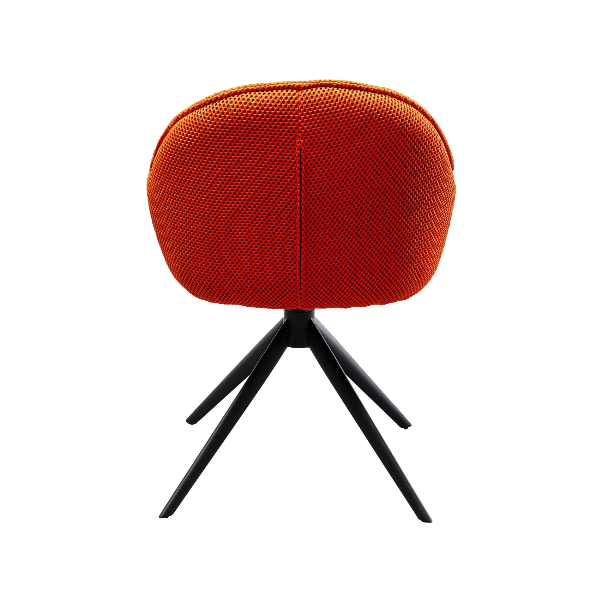KARE Design Chaise Avec Accoudoirs Pivotante Carlito Mesh Orange ^ Chaise