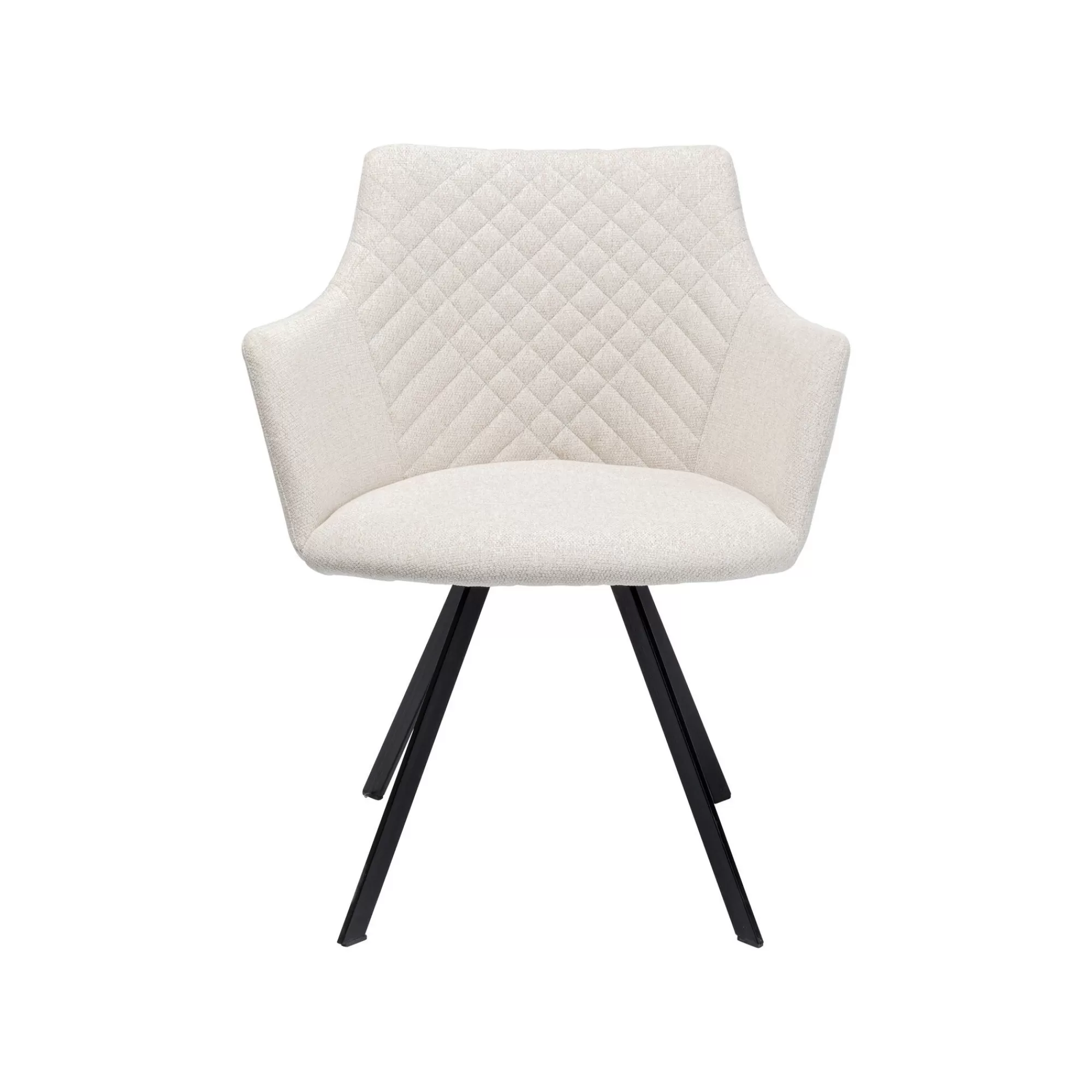 KARE Design Chaise Avec Accoudoirs Pivotante Coco Crème ^ Chaise