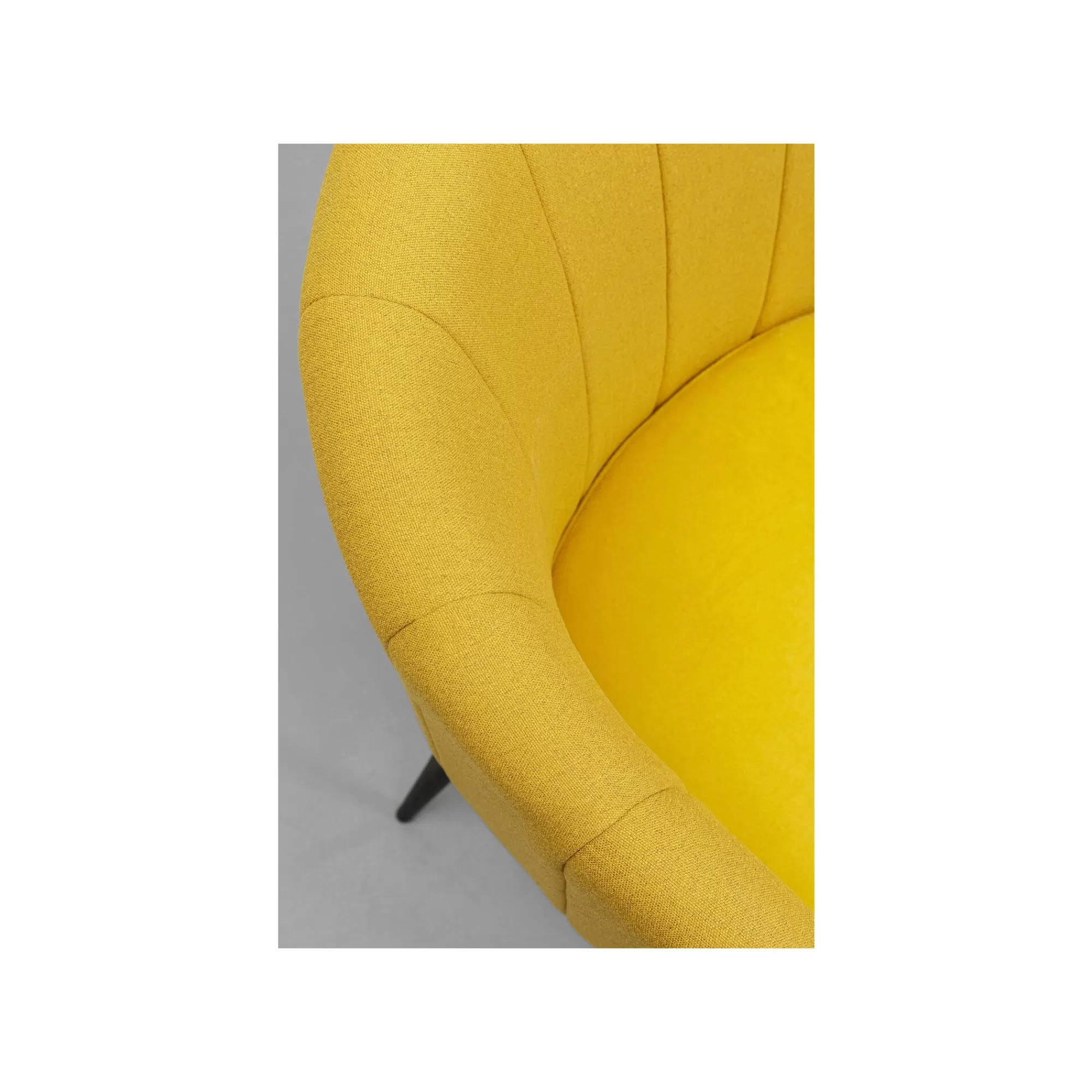 KARE Design Chaise Avec Accoudoirs Pivotante Merida Jaune ^ Chaise