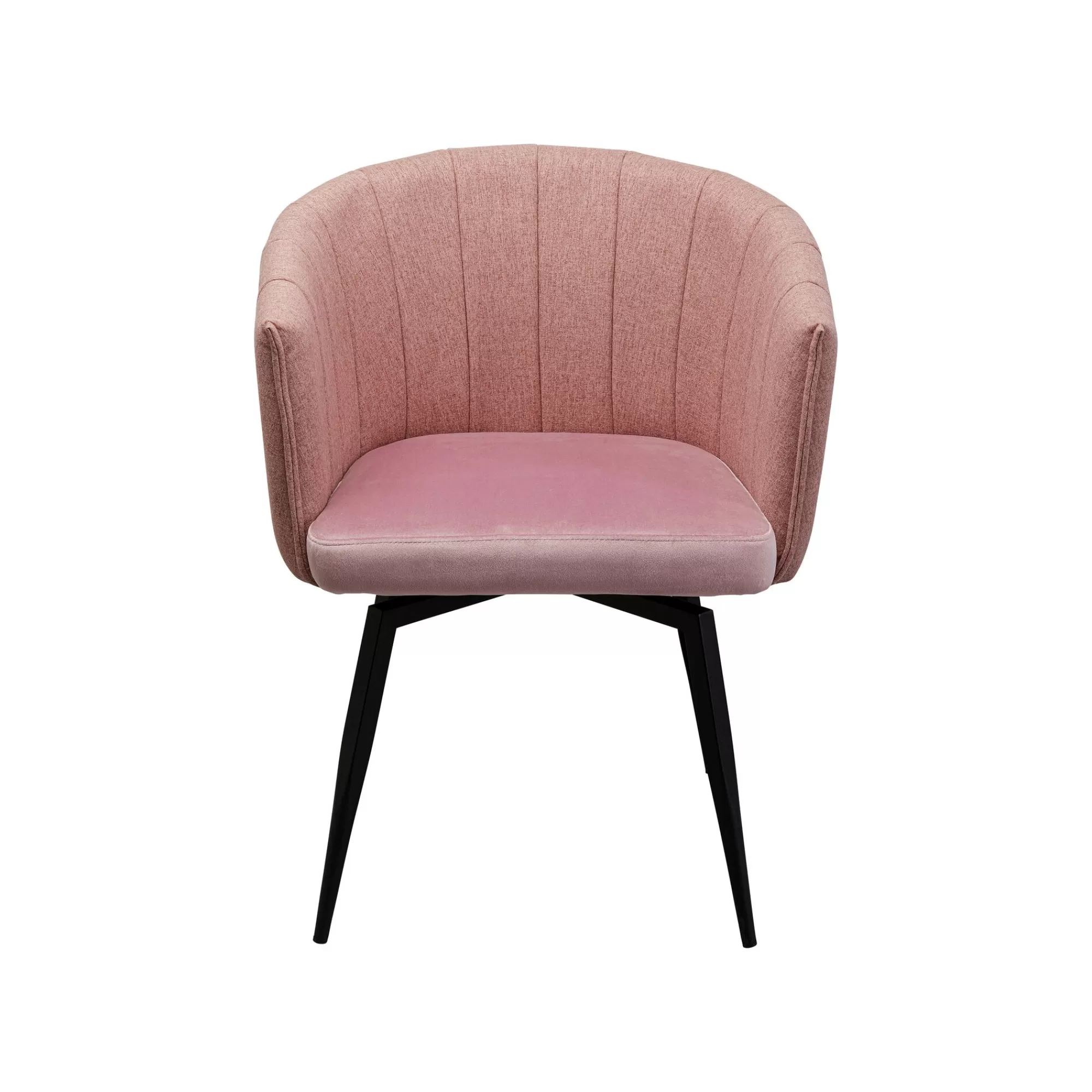 KARE Design Chaise Avec Accoudoirs Pivotante Merida Rose ^ Chaise