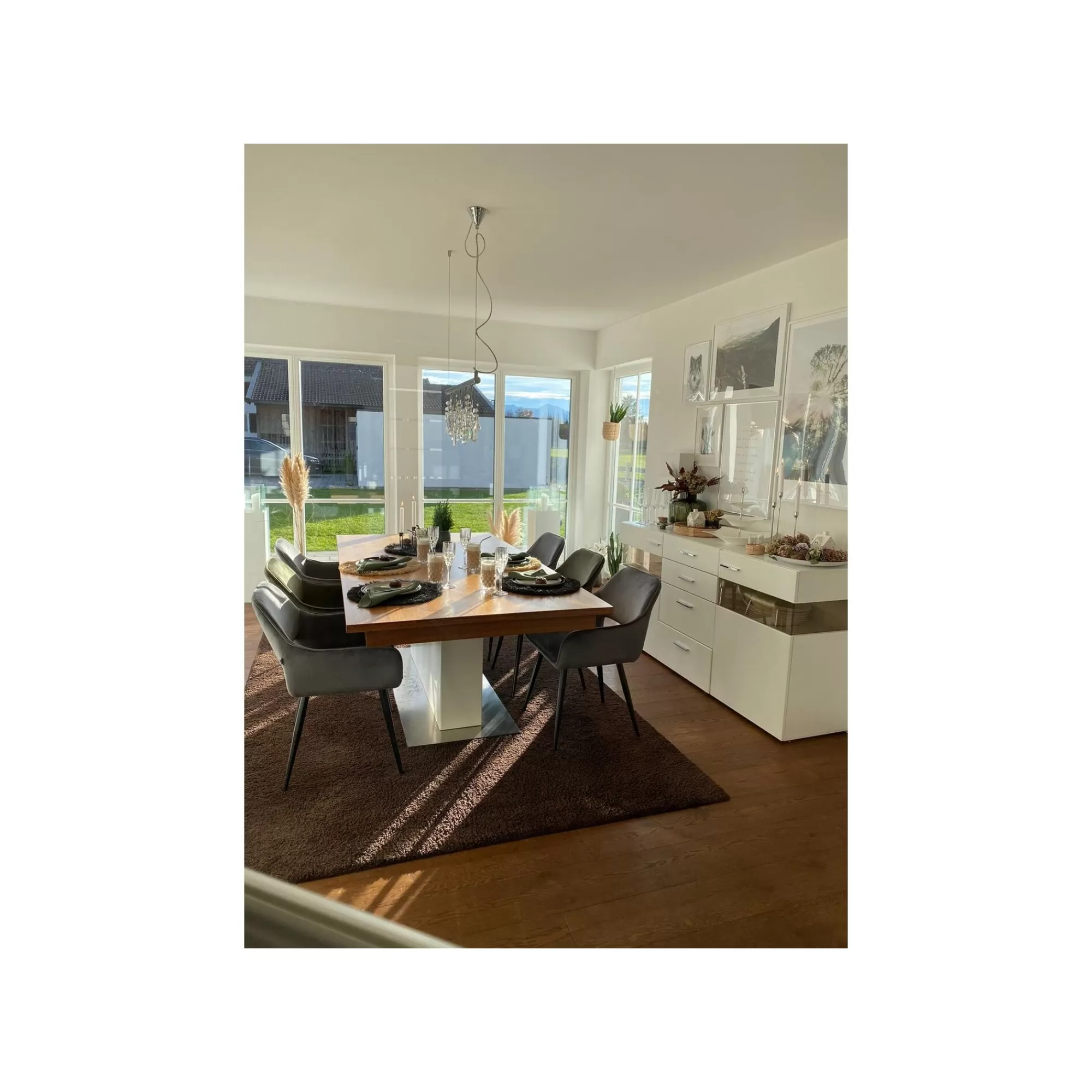 KARE Design Chaise Avec Accoudoirs San Francisco Velours Vert Foncé ^ Chaise