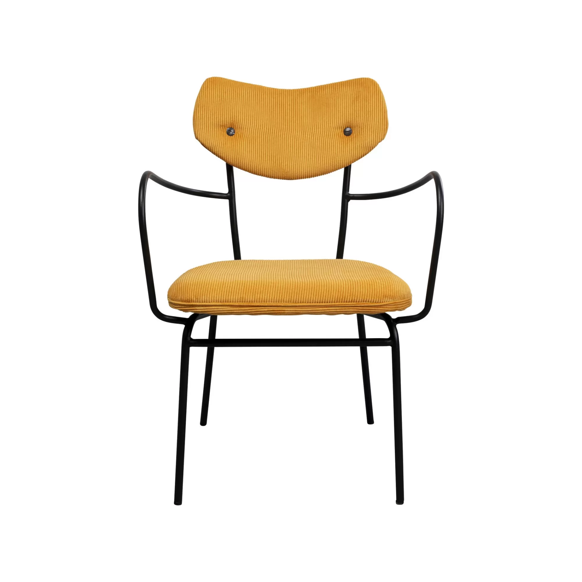 KARE Design Chaise Avec Accoudoirs Viola Jaune ^ Chaise