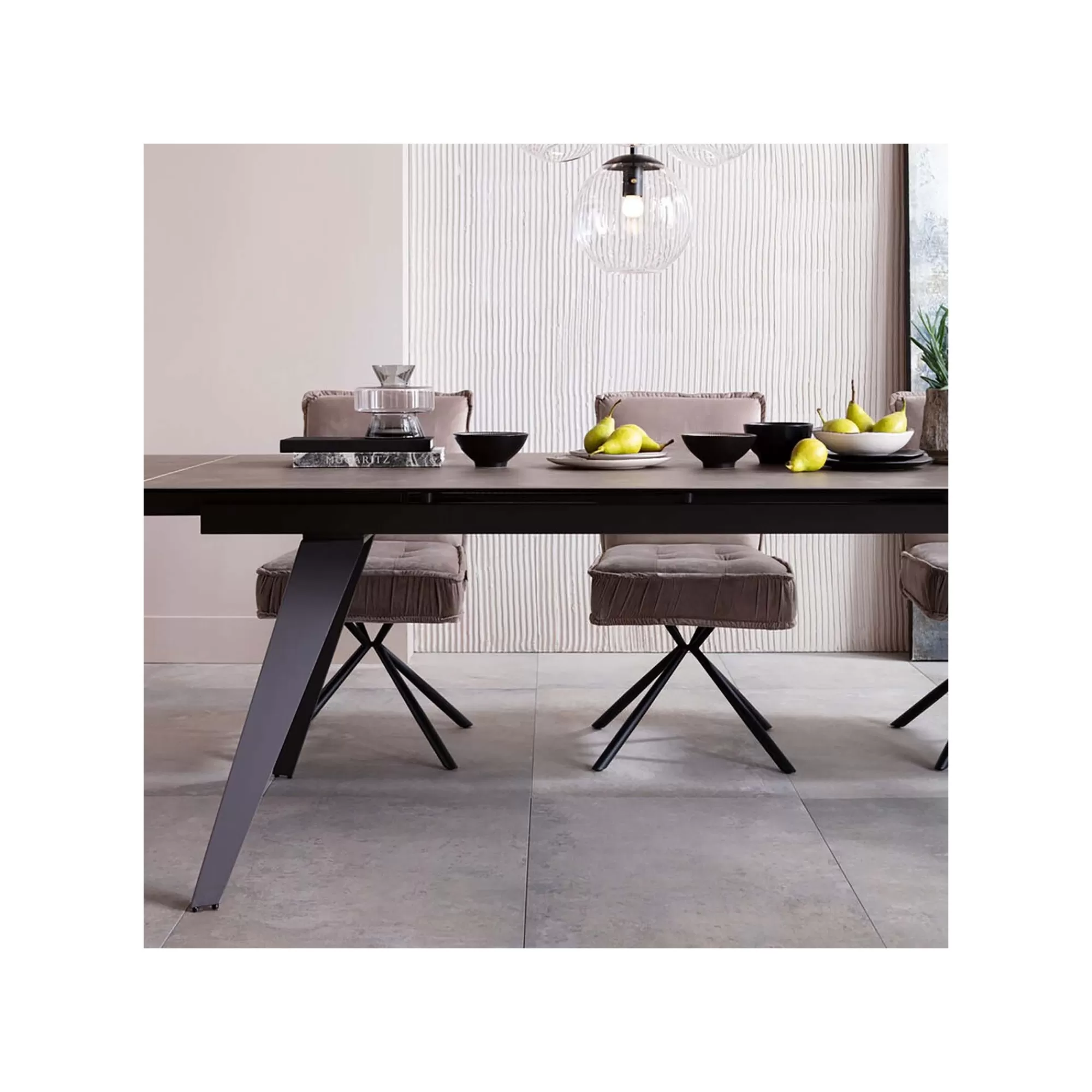 KARE Design Chaise Chelsea Grise ^ Chaise