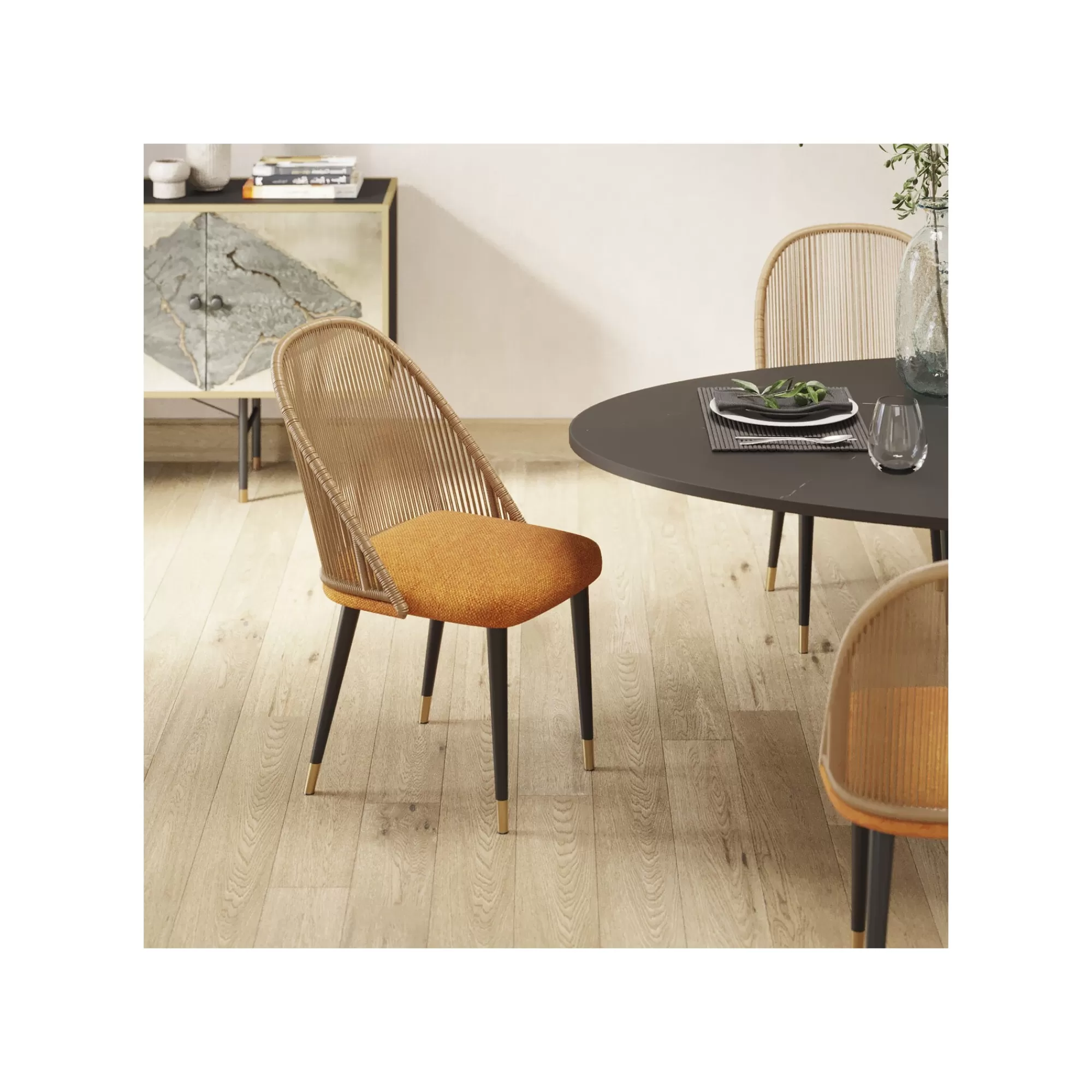 KARE Design Chaise Danza Orange ^ Chaise