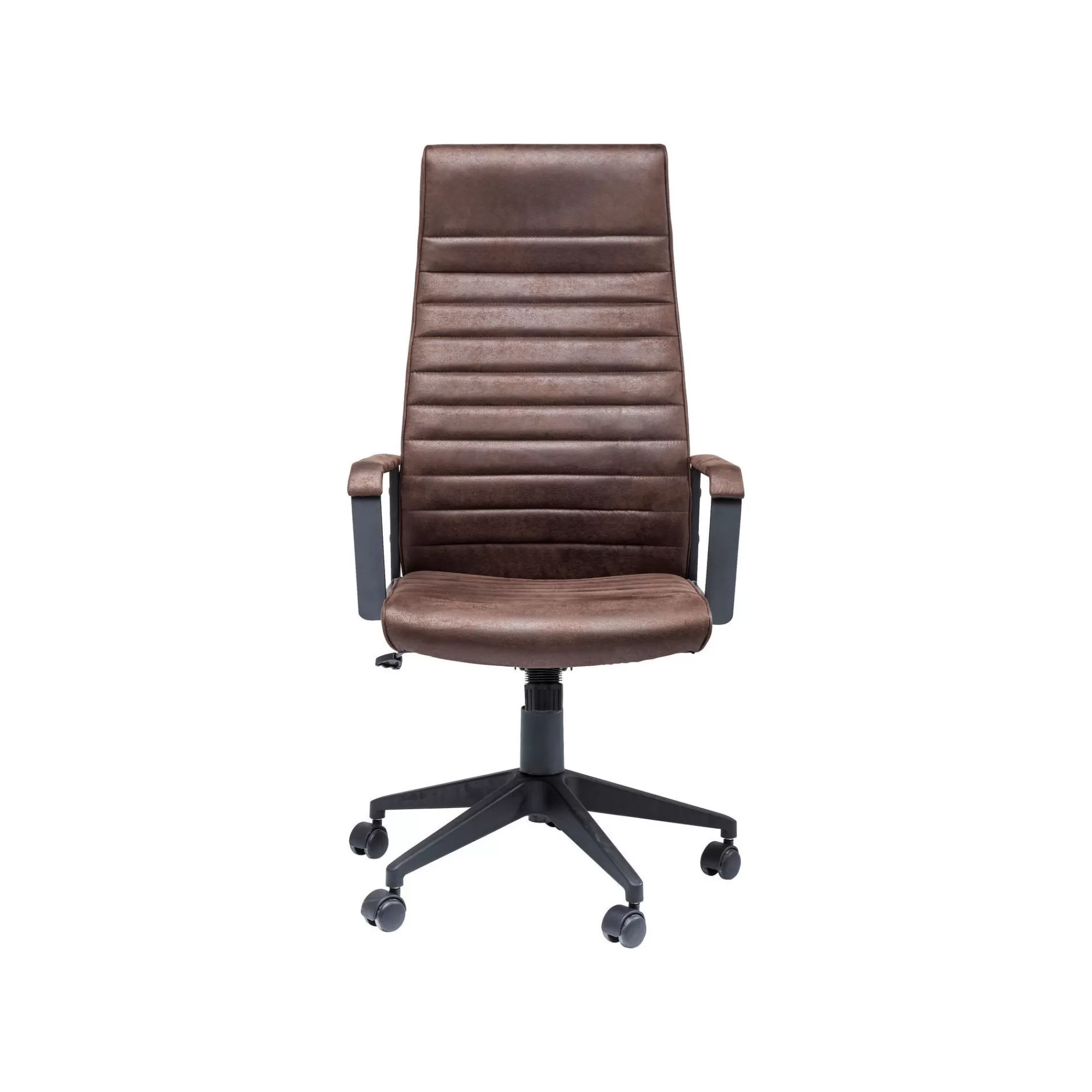 KARE Design Chaise De Bureau Pivotante Labora Haute Marron Foncé ^ Chaise De Bureau