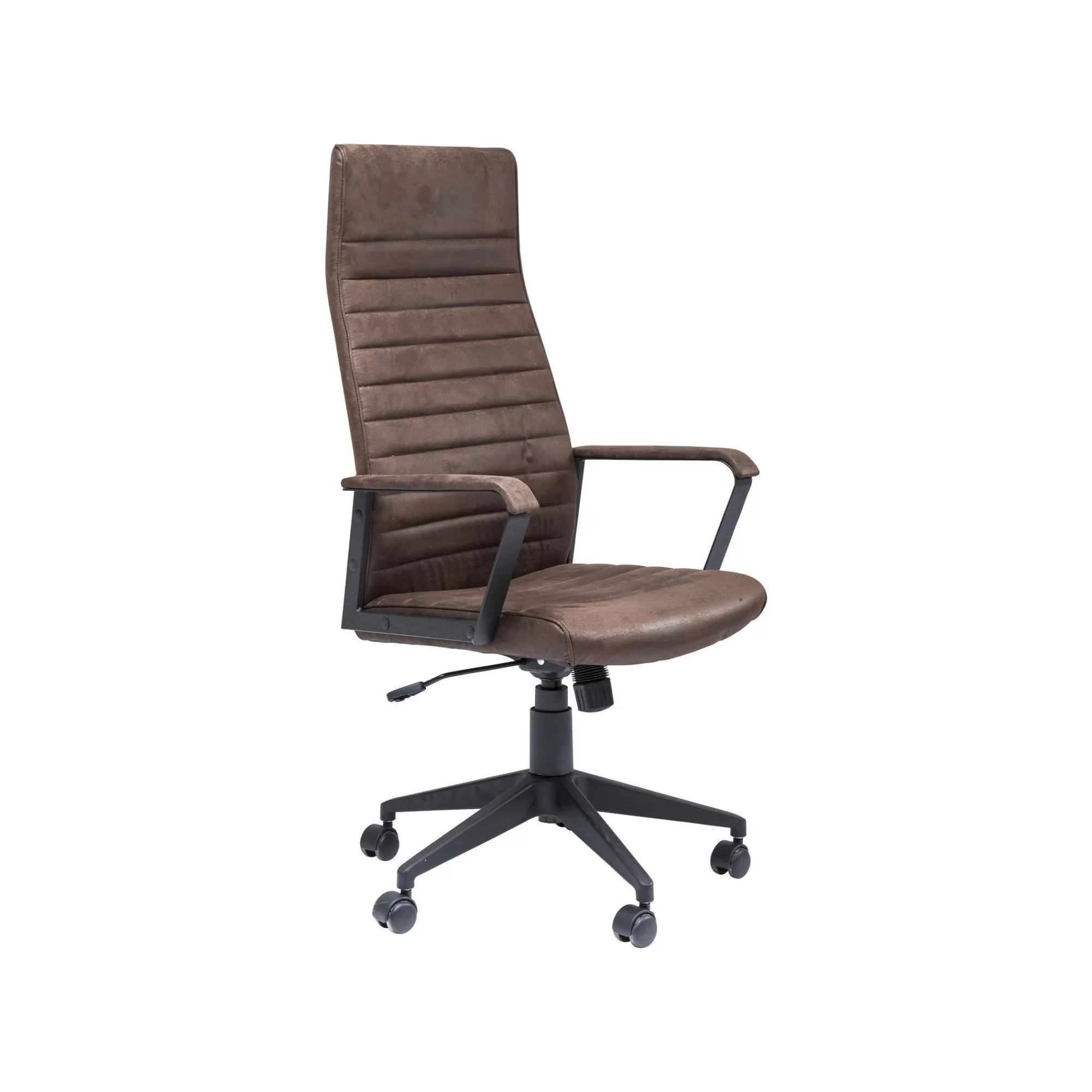 KARE Design Chaise De Bureau Pivotante Labora Haute Marron Foncé ^ Chaise De Bureau