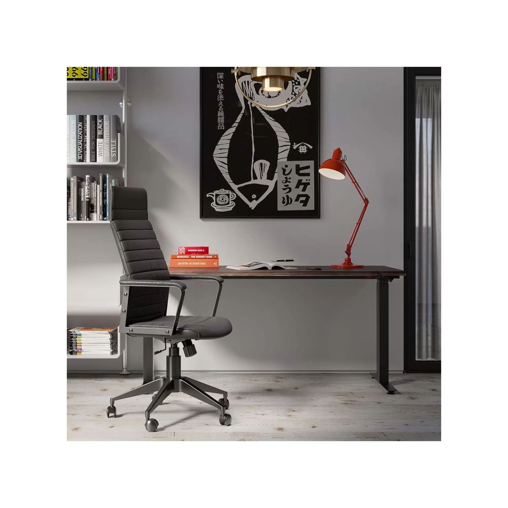 KARE Design Chaise De Bureau Pivotante Labora Haute Noire ^ Chaise De Bureau