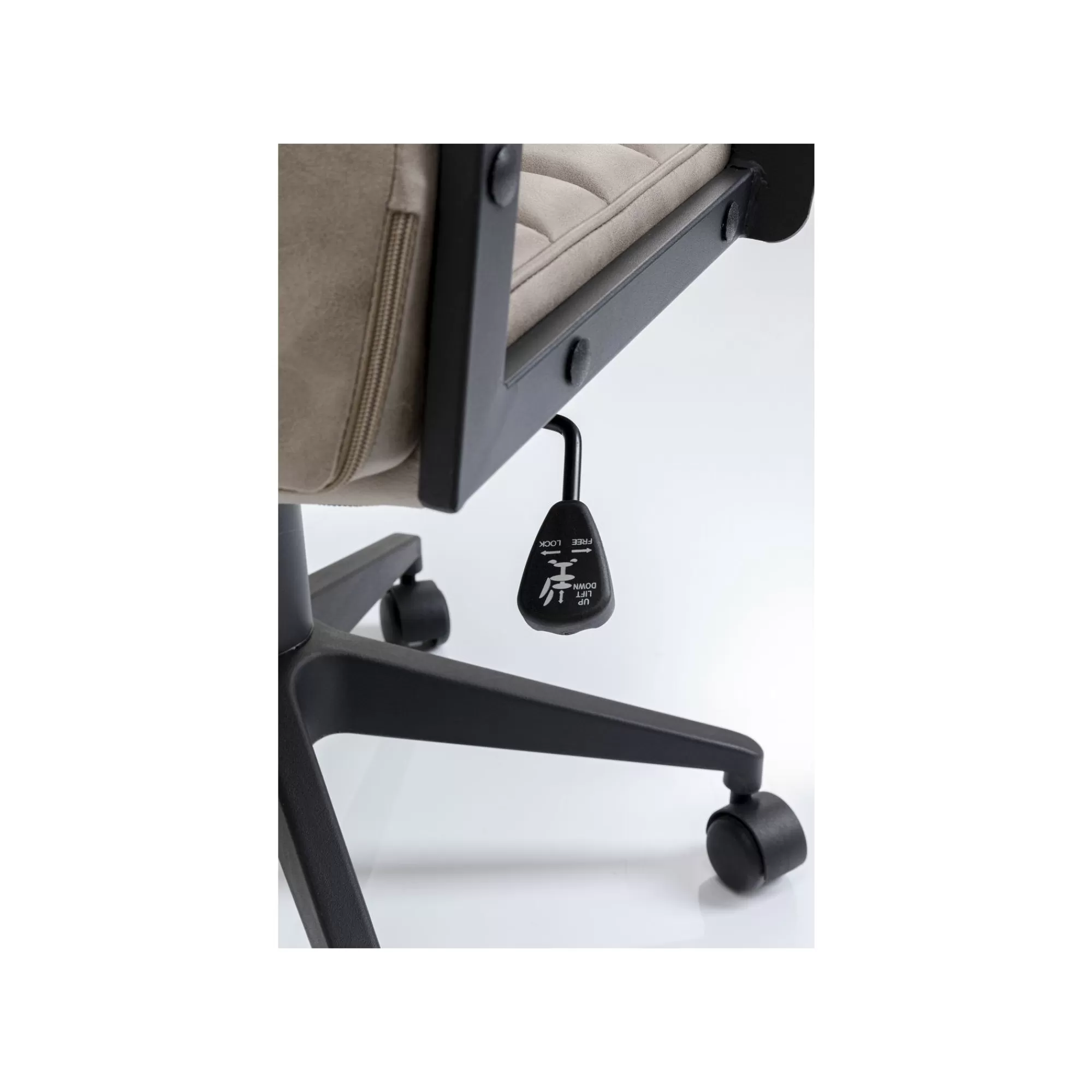 KARE Design Chaise De Bureau Pivotante Labora Haute Taupe ^ Chaise De Bureau