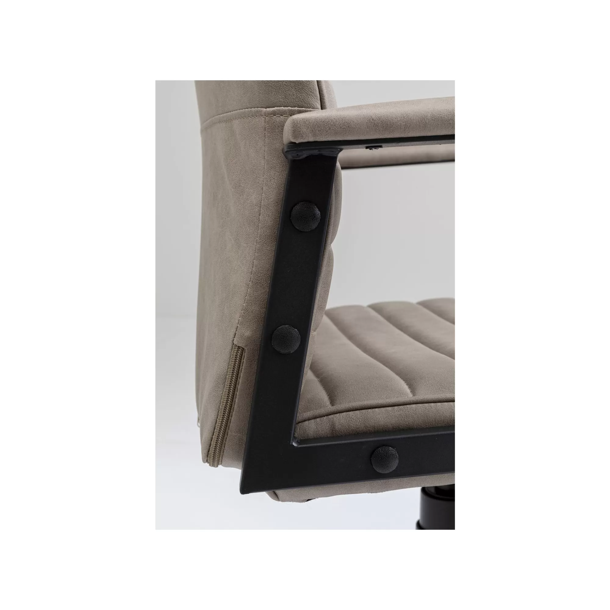 KARE Design Chaise De Bureau Pivotante Labora Haute Taupe ^ Chaise De Bureau
