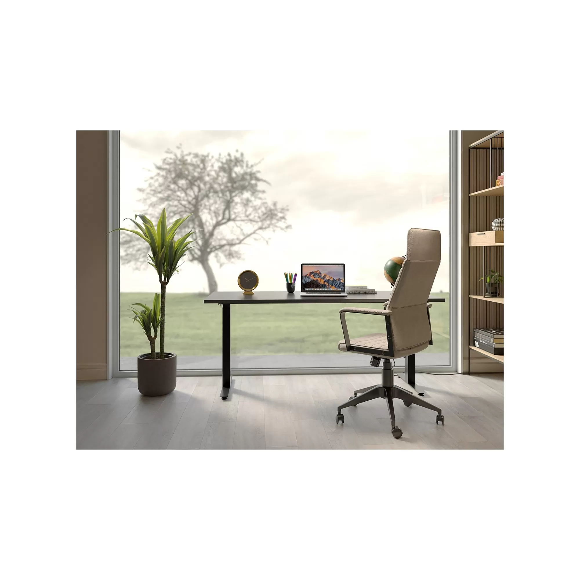 KARE Design Chaise De Bureau Pivotante Labora Haute Taupe ^ Chaise De Bureau